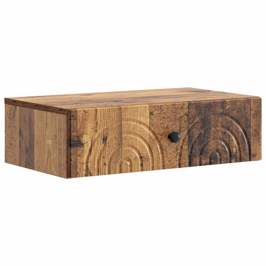 Fali oldaltábla Antik Fa 59 x 34,5 x 17 cm Szerelt Fa