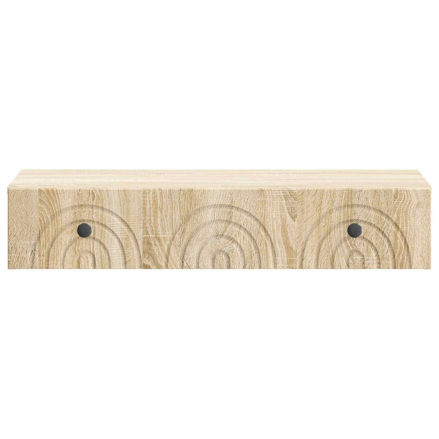 Fali oldaltábla Sonoma Tölgy 87,5 x 34,5 x 17 cm Szerelt Fa