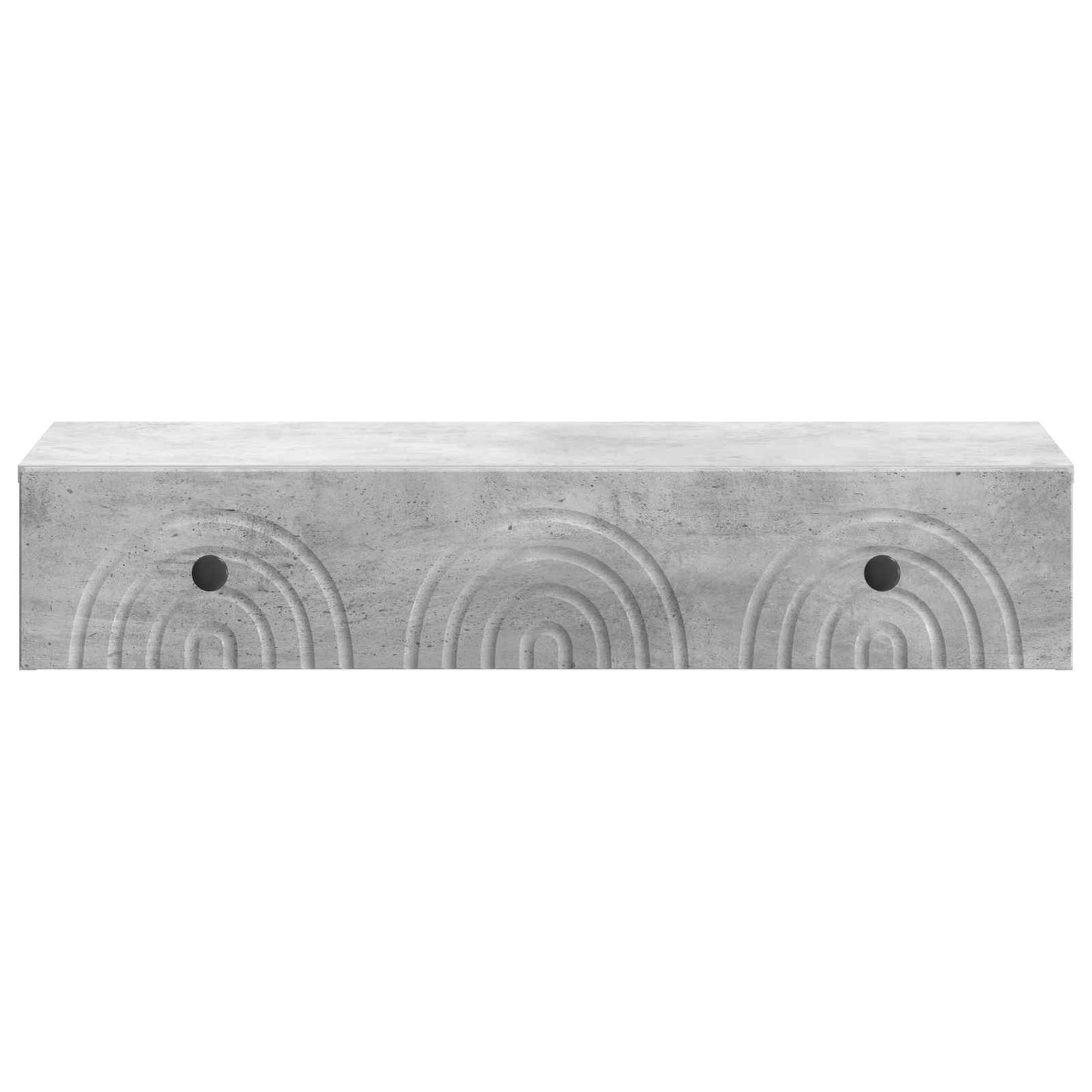 Fali oldaltábla 87,5 x 34,5 x 17 cm Szerelt Fa Betonszürke