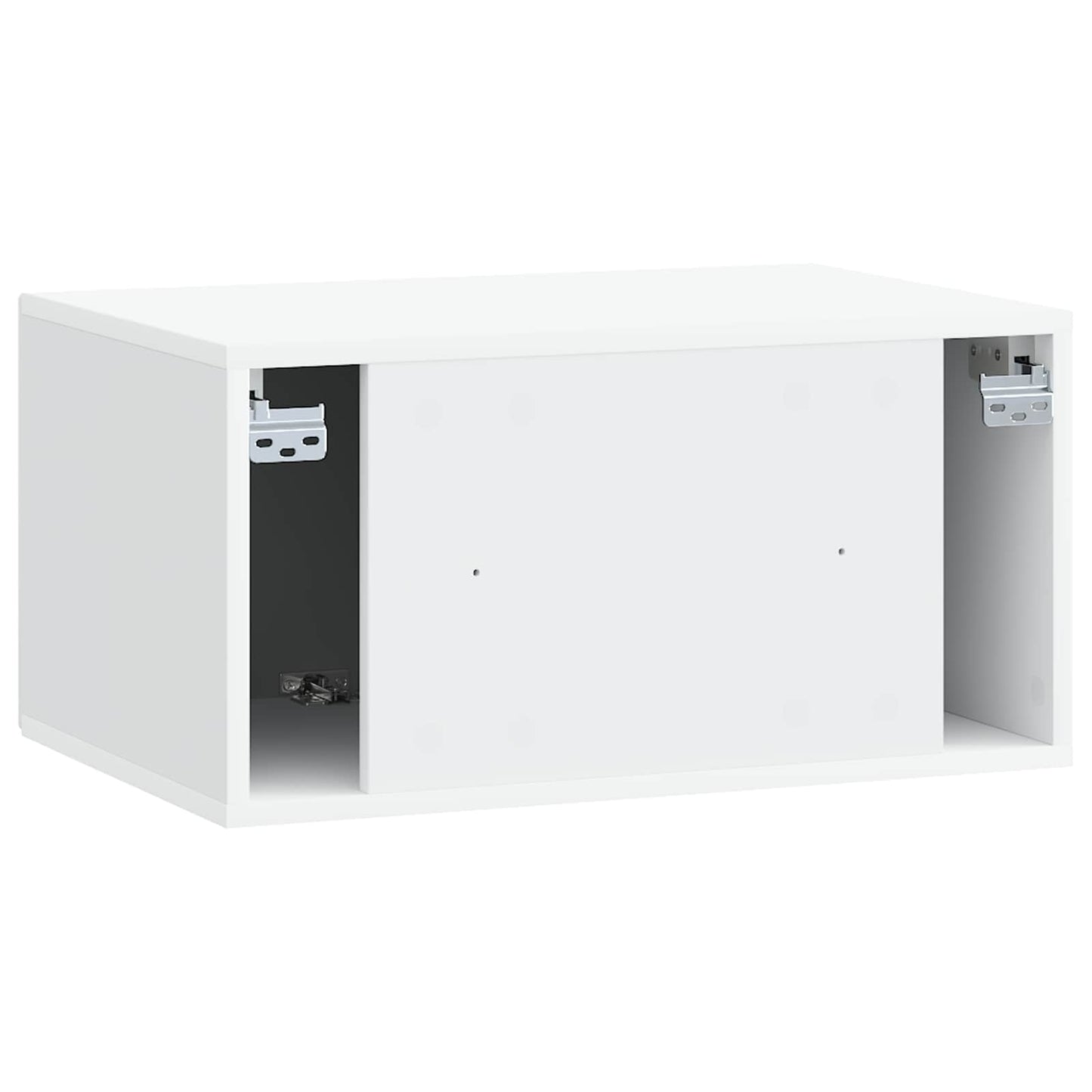 Fali TV szekrény Fehér 59,5 x 41 x 30 cm Szerelt Fa
