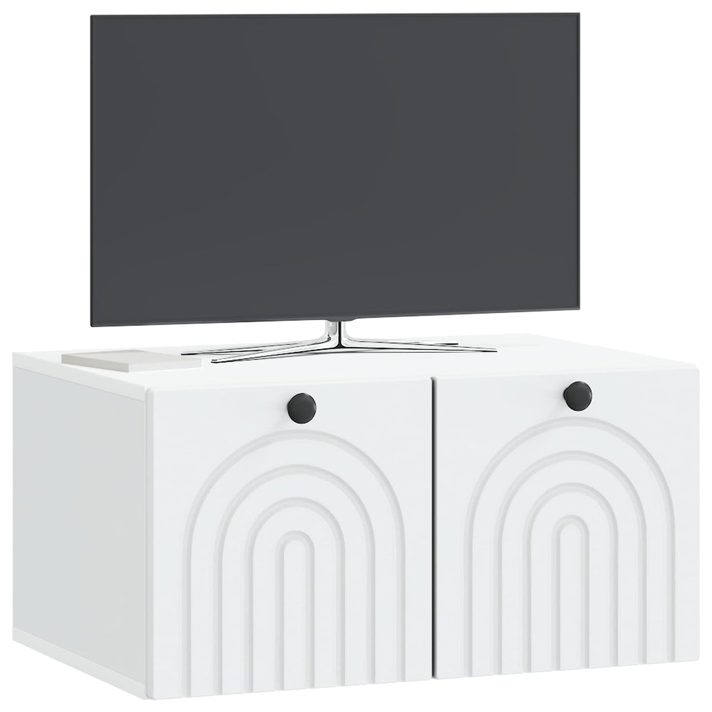 Fali TV szekrény Fehér 59,5 x 41 x 30 cm Szerelt Fa
