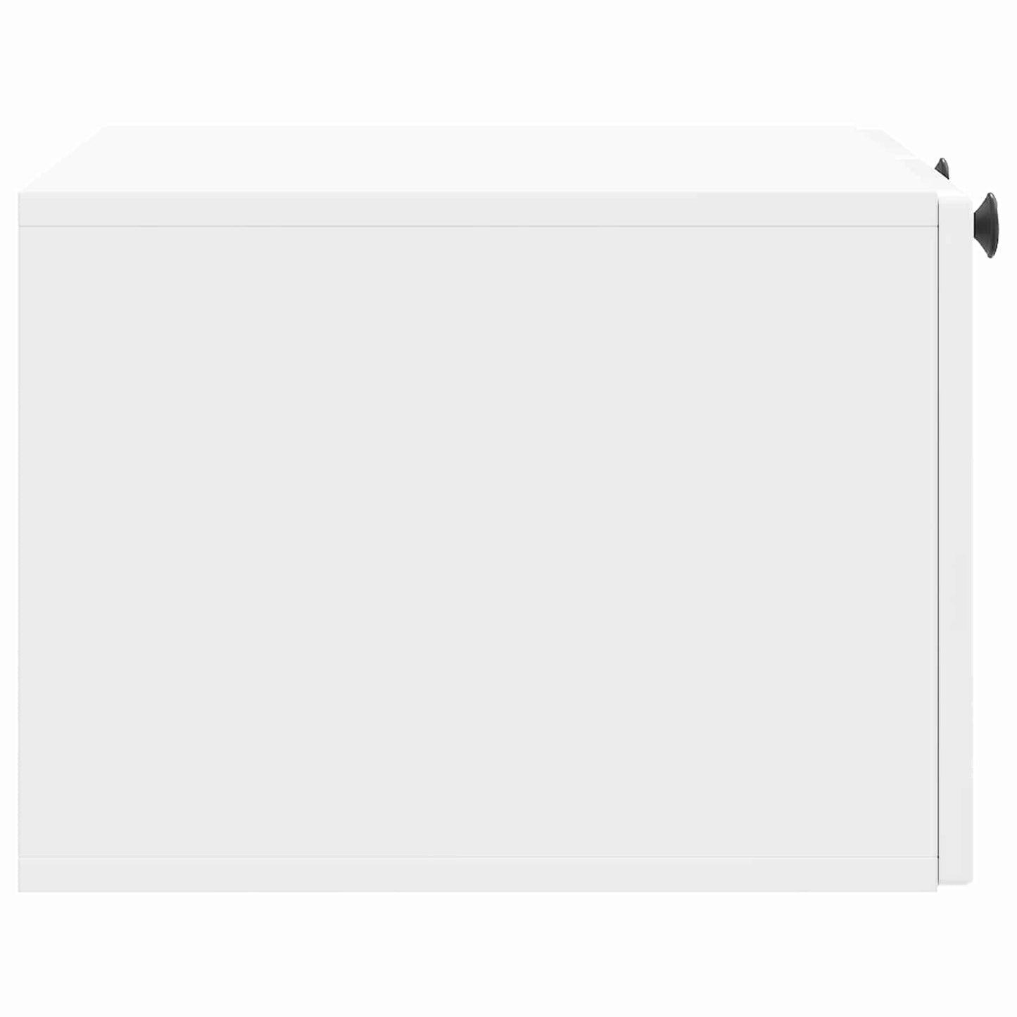 Fali TV szekrény Magasfényű Fehér 59,5 x 41 x 30 cm Szerelt Fa