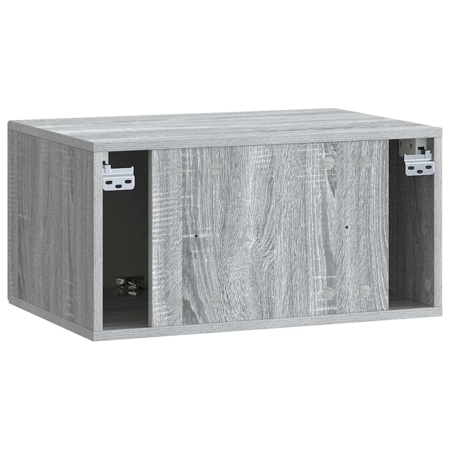 Fali TV szekrény Szürke Sonoma 59,5 x 41 x 30 cm Szerelt Fa