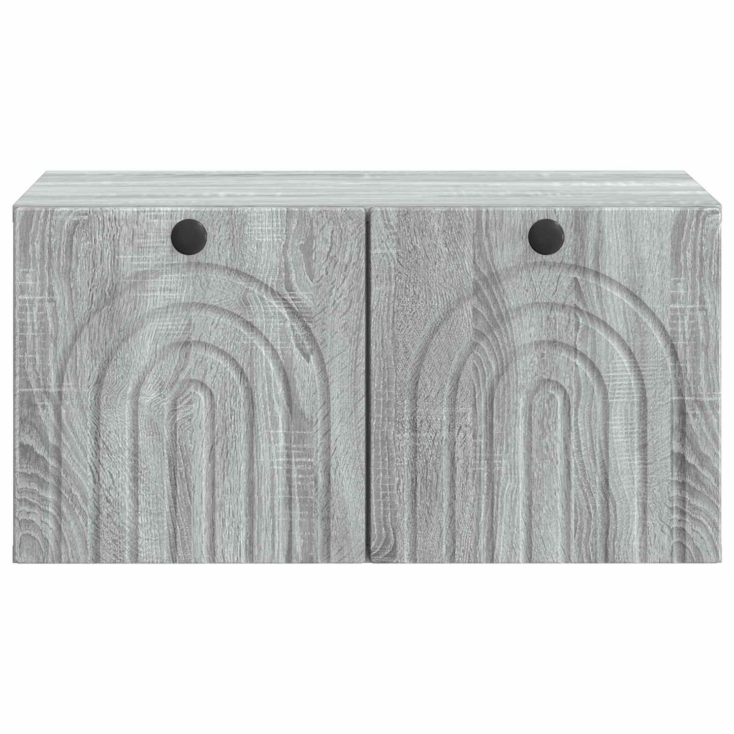 Fali TV szekrény Szürke Sonoma 59,5 x 41 x 30 cm Szerelt Fa