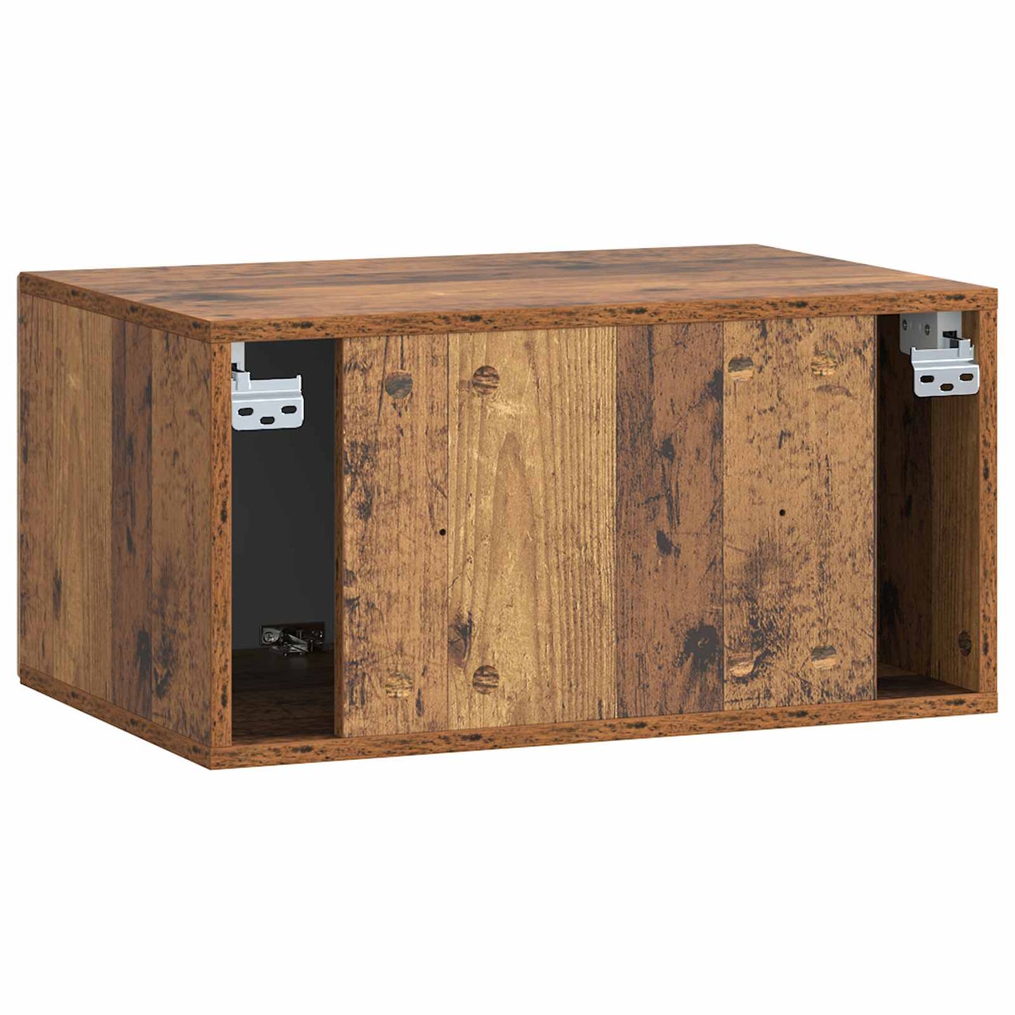 Fali TV szekrény Antik Fa 59,5 x 41 x 30 cm Szerelt Fa
