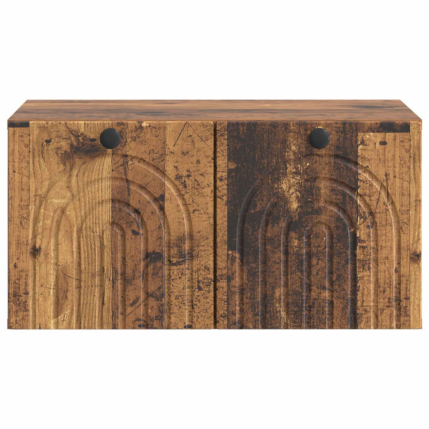 Fali TV szekrény Antik Fa 59,5 x 41 x 30 cm Szerelt Fa