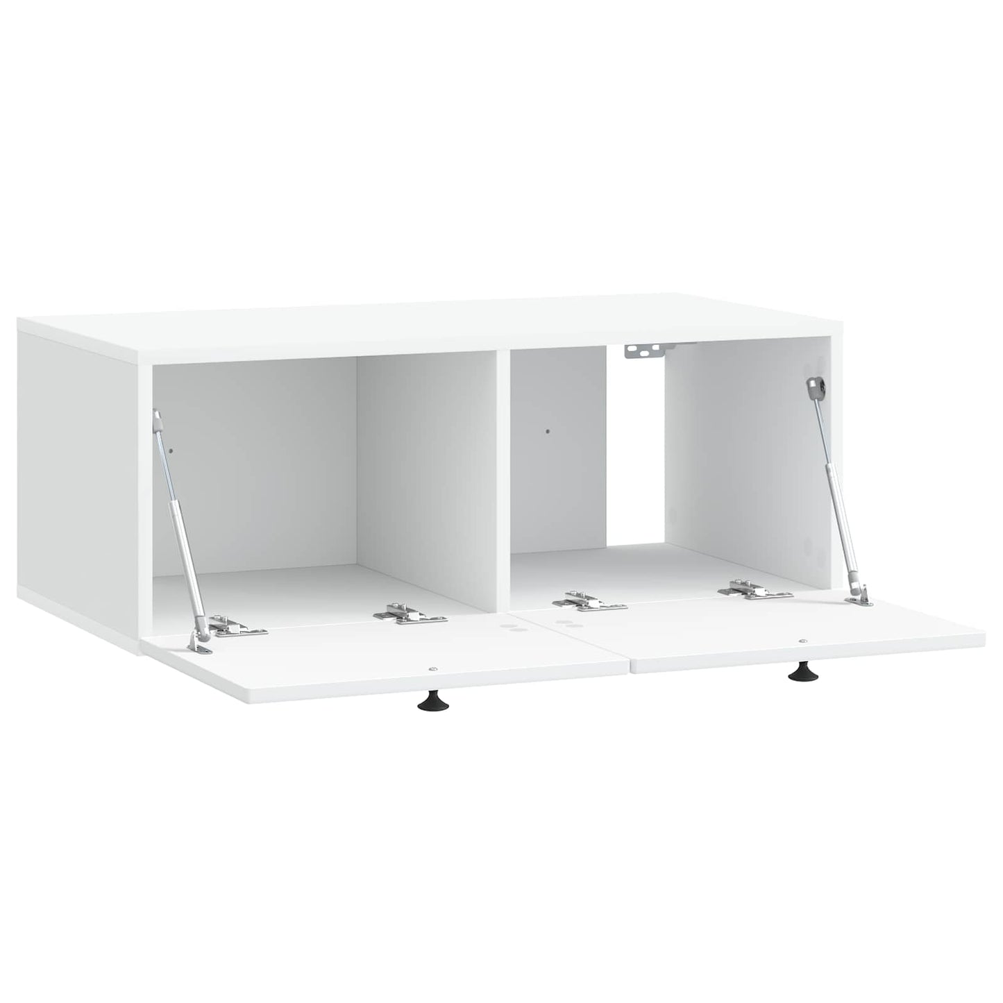 Fali TV szekrény Fehér 78,5 x 41 x 30 cm Szerelt Fa