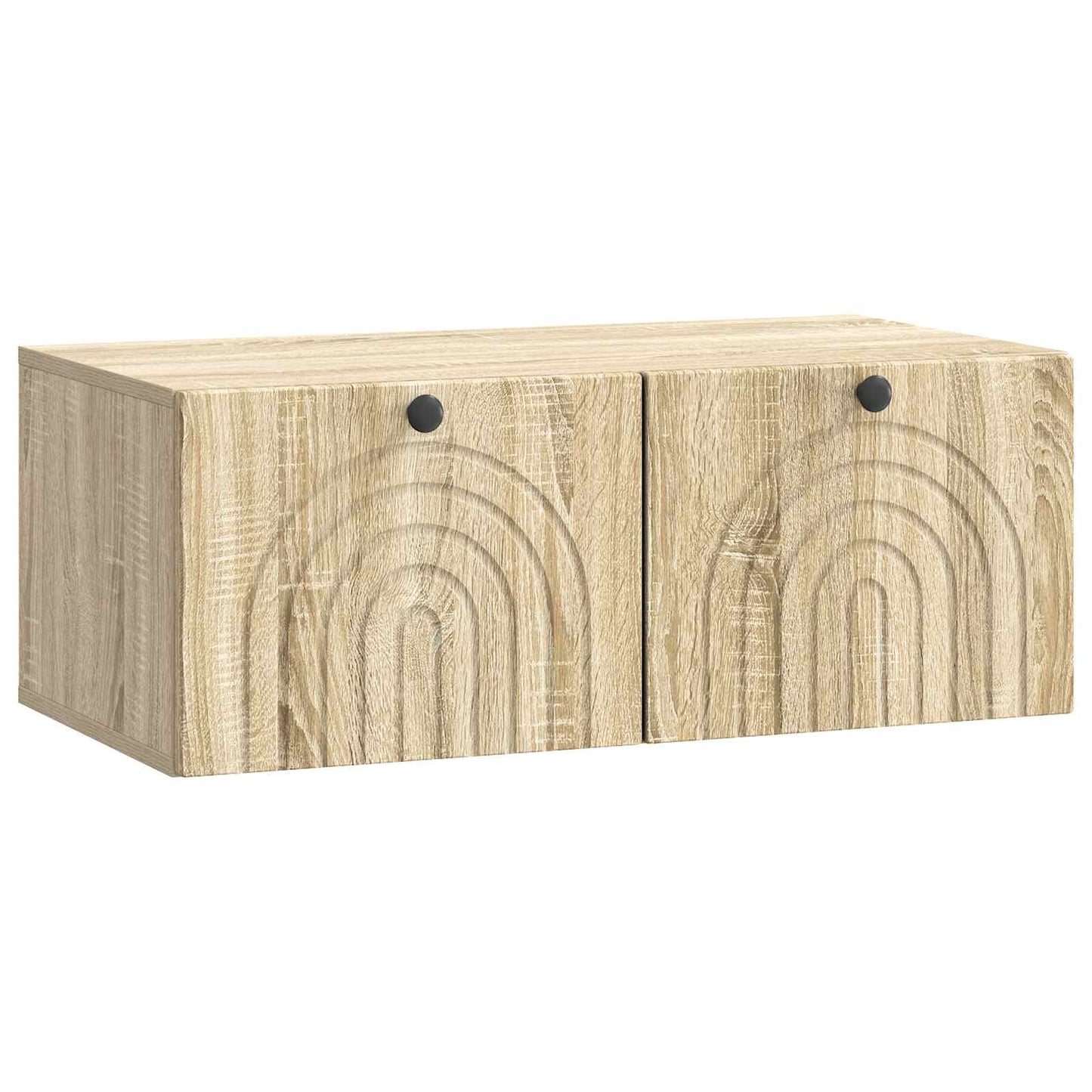 Fali TV szekrény Sonoma Tölgy 78,5 x 41 x 30 cm Szerelt Fa