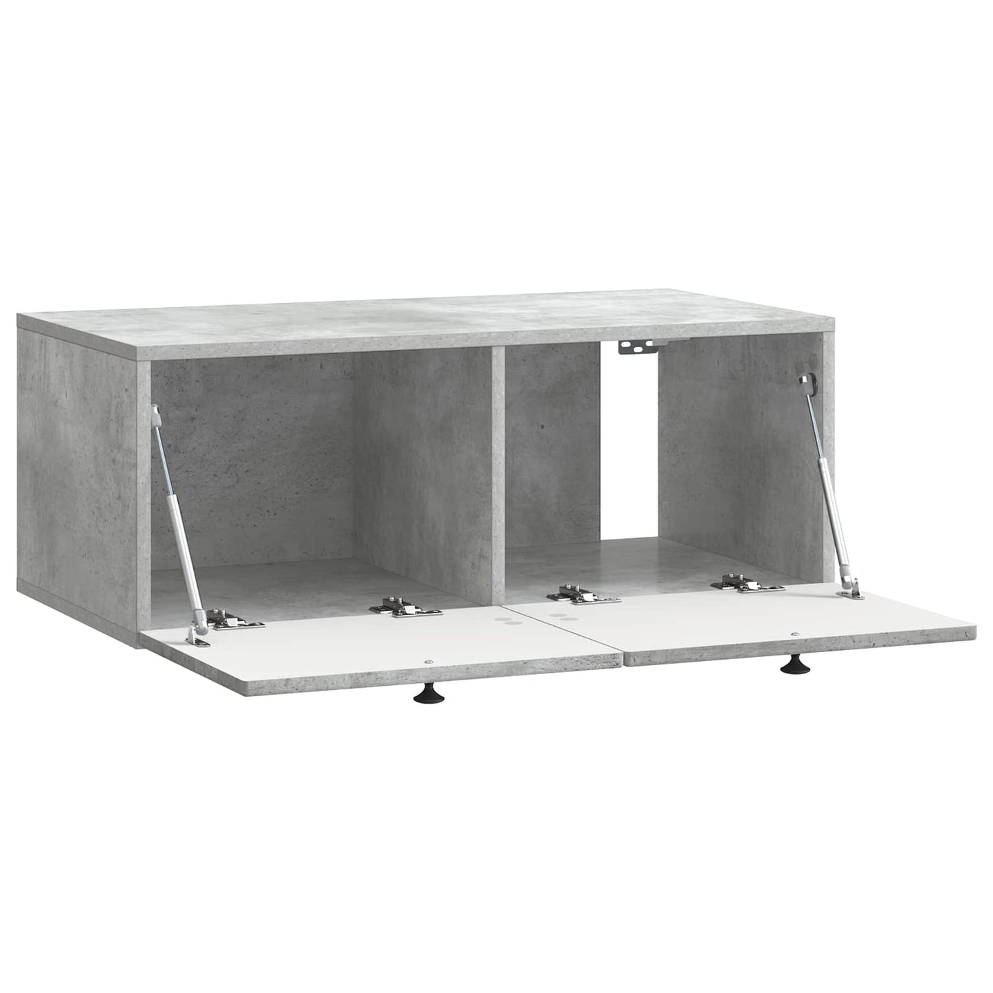 Fali TV szekrény Betonszürke 78,5 x 41 x 30 cm Szerelt Fa