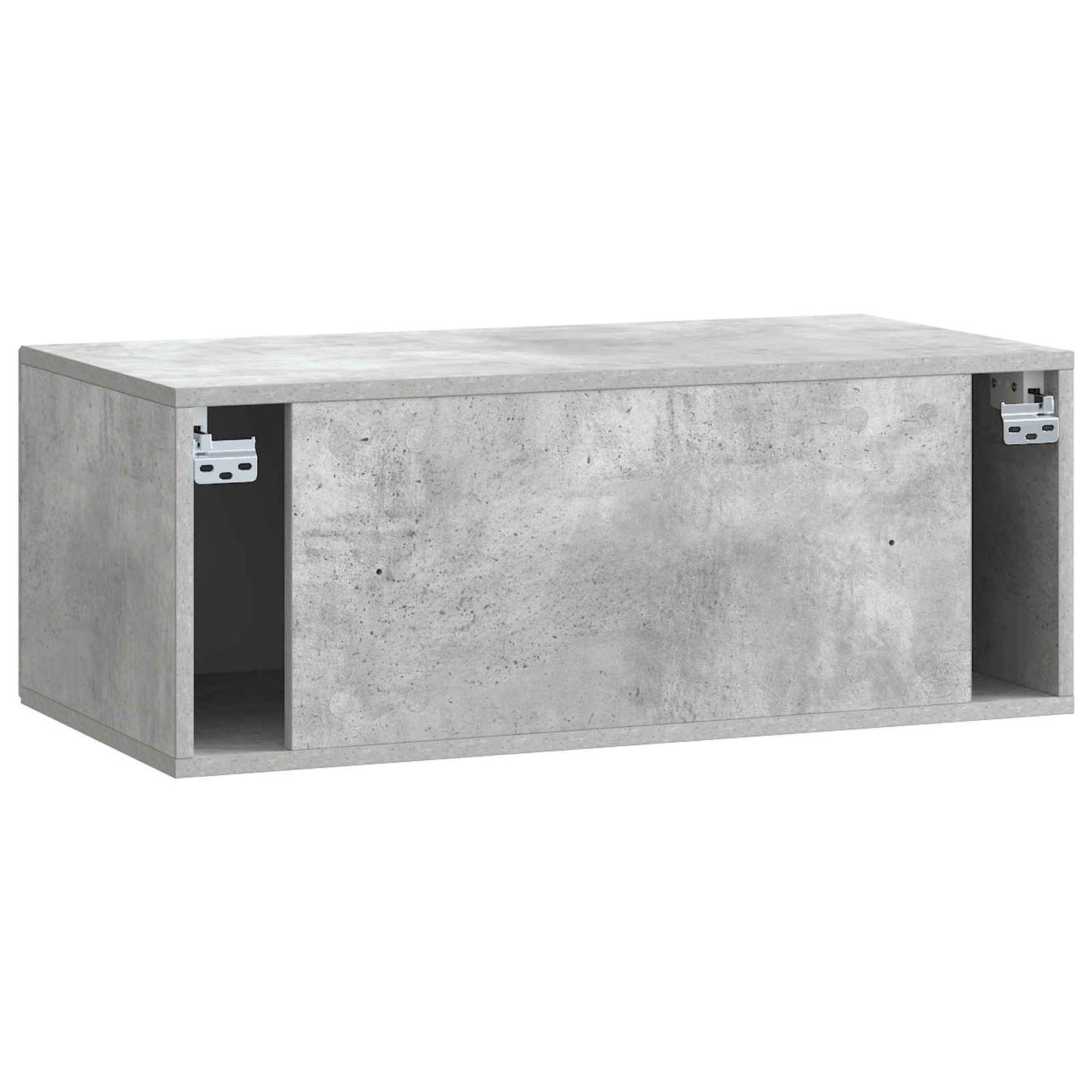 Fali TV szekrény Betonszürke 78,5 x 41 x 30 cm Szerelt Fa