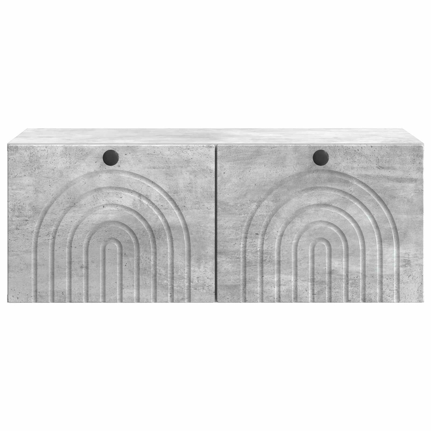 Fali TV szekrény Betonszürke 78,5 x 41 x 30 cm Szerelt Fa