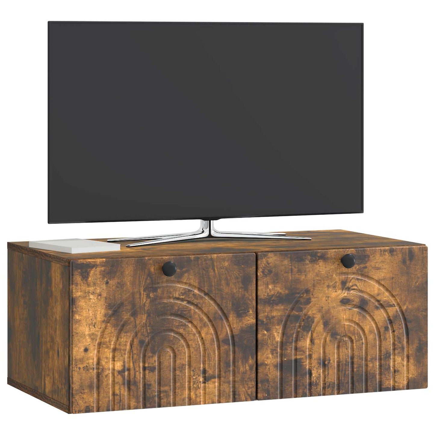 Fali TV szekrény Füstös Tölgy 78,5 x 41 x 30 cm Szerelt Fa