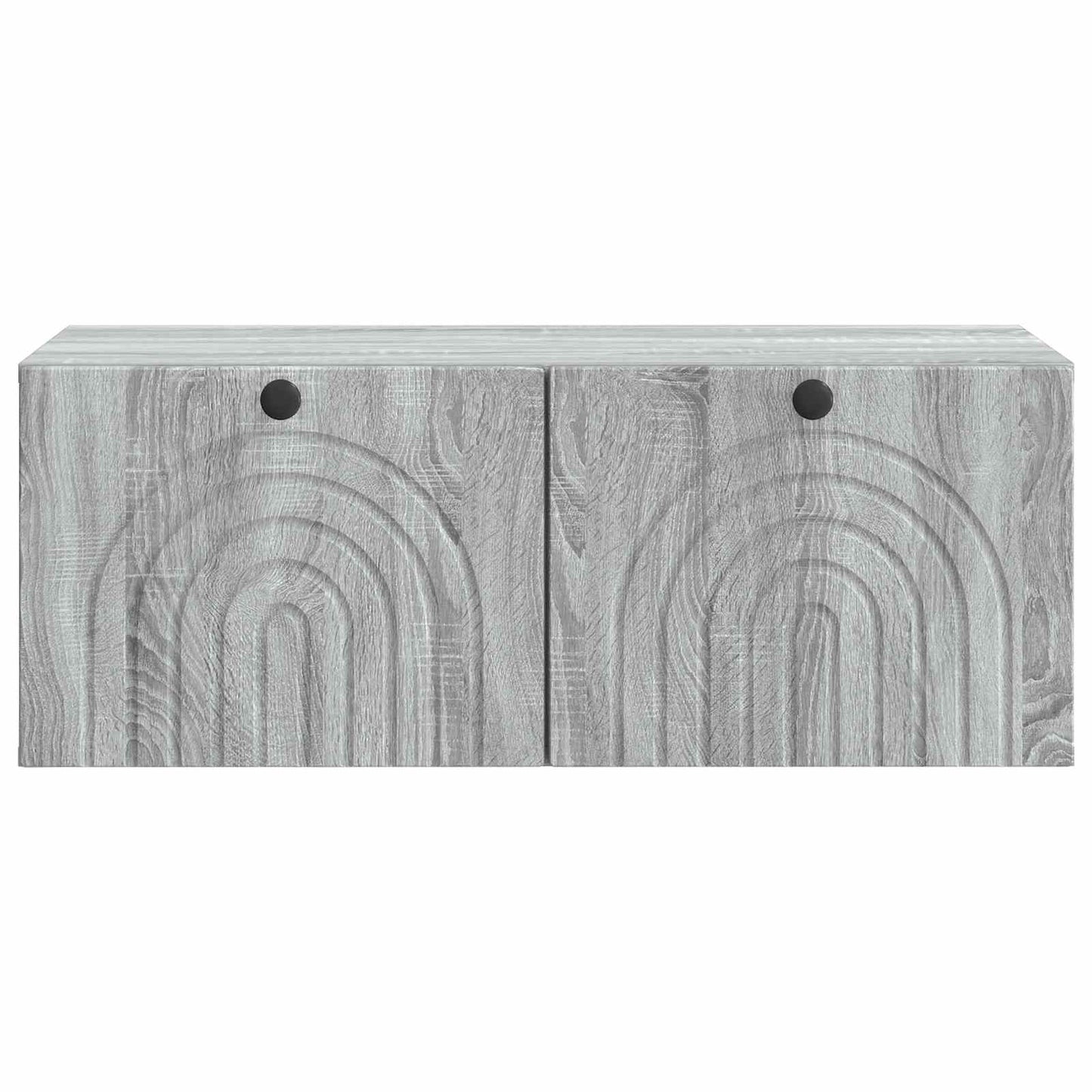 Fali TV szekrény Szürke Sonoma 78,5 x 41 x 30 cm Szerelt Fa