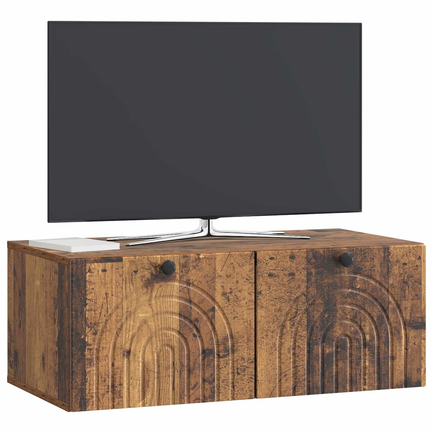 Fali TV szekrény Antik Fa 78,5 x 41 x 30 cm Szerelt Fa