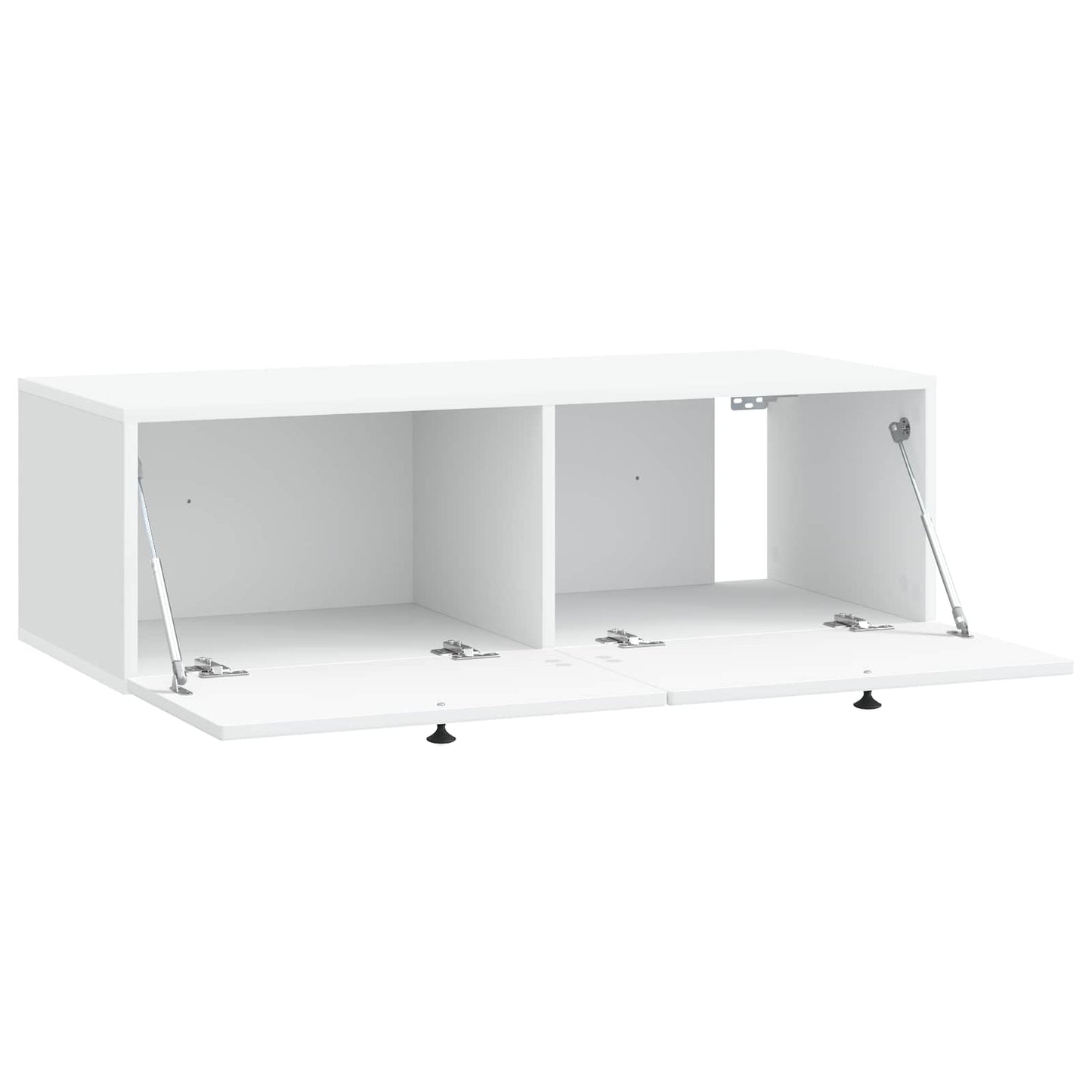 Fali TV szekrény Fehér 99 x 41 x 30 cm Szerelt Fa