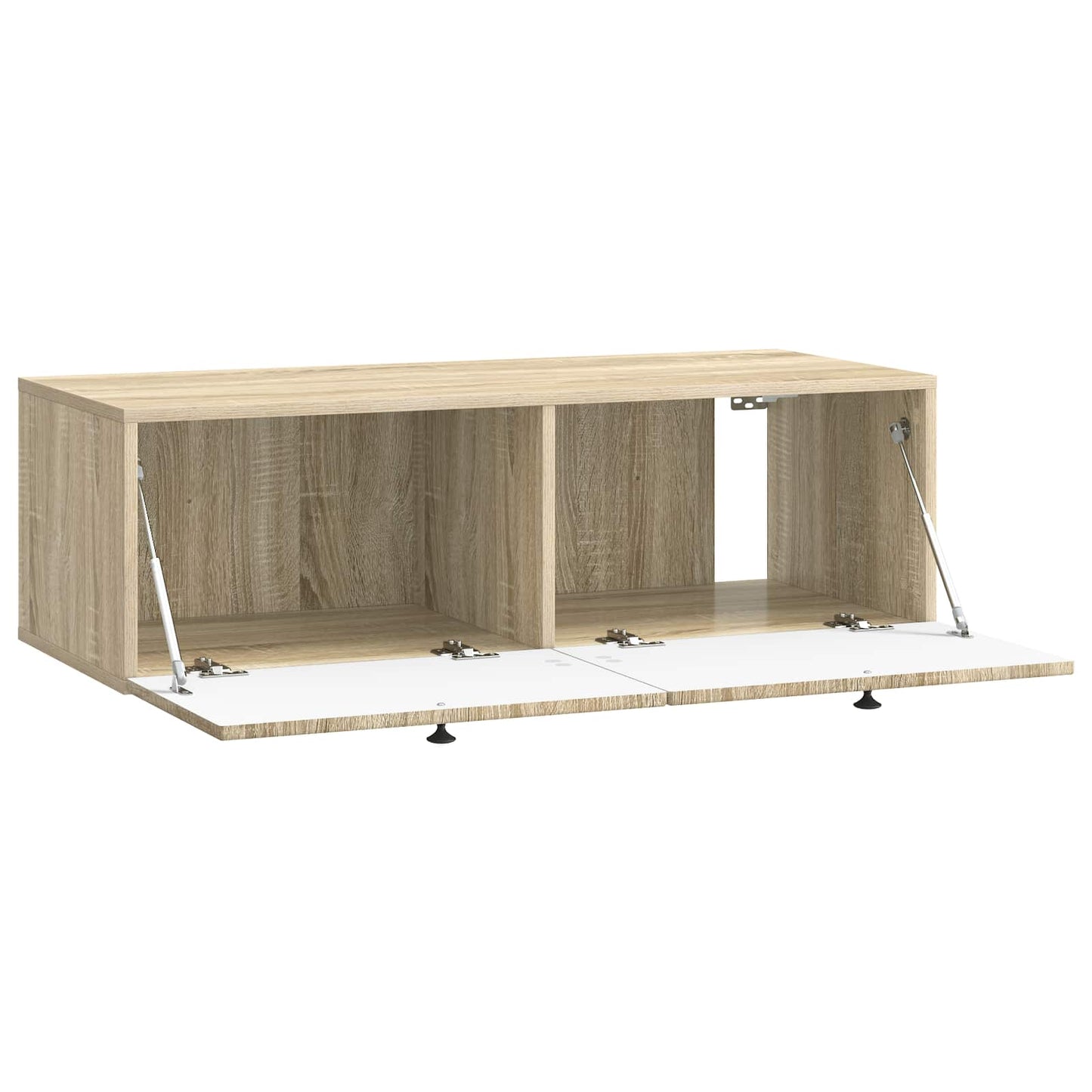 Fali TV szekrény Sonoma Tölgy 98 x 41 x 30 cm Szerelt Fa