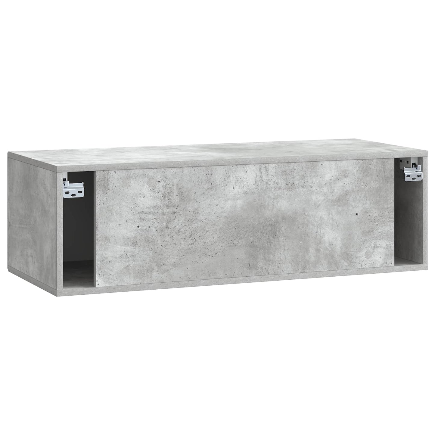 Fali TV szekrény Betonszürke 99 x 41 x 30 cm Szerelt Fa