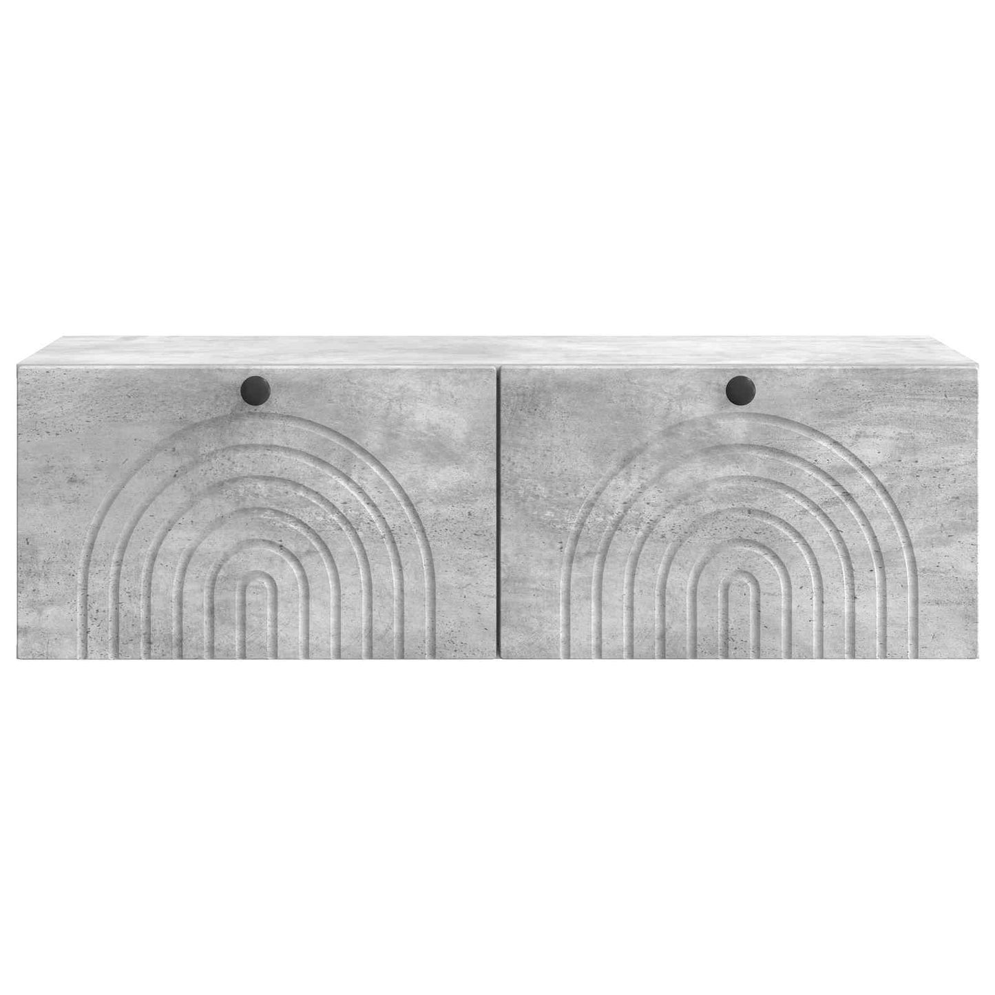 Fali TV szekrény Betonszürke 99 x 41 x 30 cm Szerelt Fa