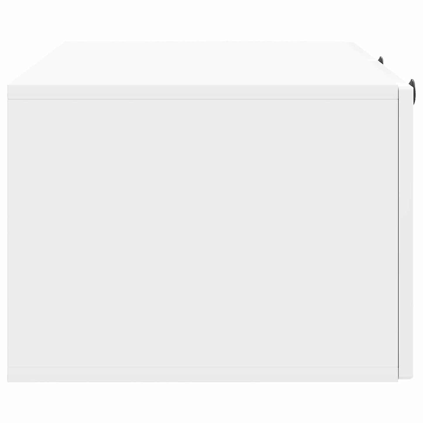 Fali TV szekrény Magasfényű Fehér 98 x 41 x 30 cm Szerelt Fa