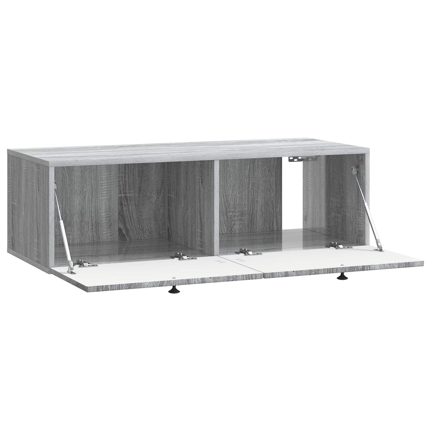 Fali TV szekrény Szürke Sonoma 99 x 41 x 30 cm Szerelt Fa