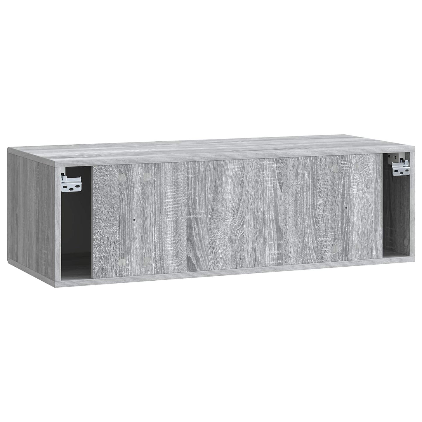 Fali TV szekrény Szürke Sonoma 99 x 41 x 30 cm Szerelt Fa
