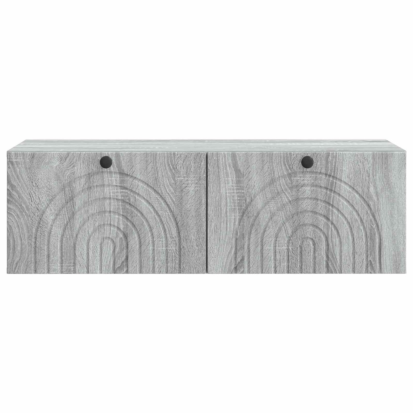 Fali TV szekrény Szürke Sonoma 99 x 41 x 30 cm Szerelt Fa