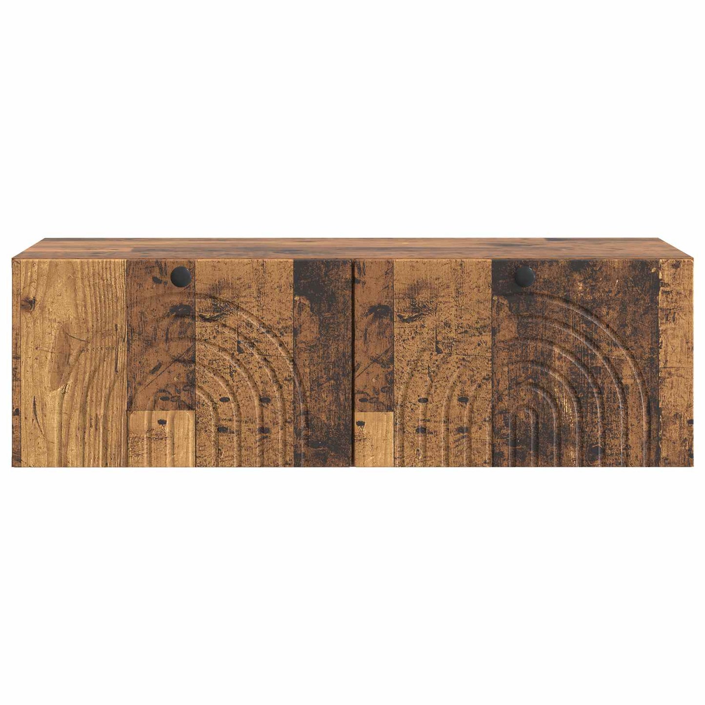 Fali TV szekrény Antik Fa 99 x 41 x 30 cm Szerelt Fa