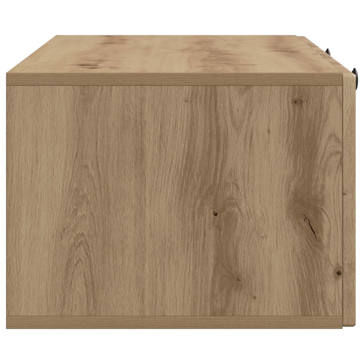 Fali TV szekrény 99 x 41 x 30 cm Kézműves Tölgy Szerelt Fa