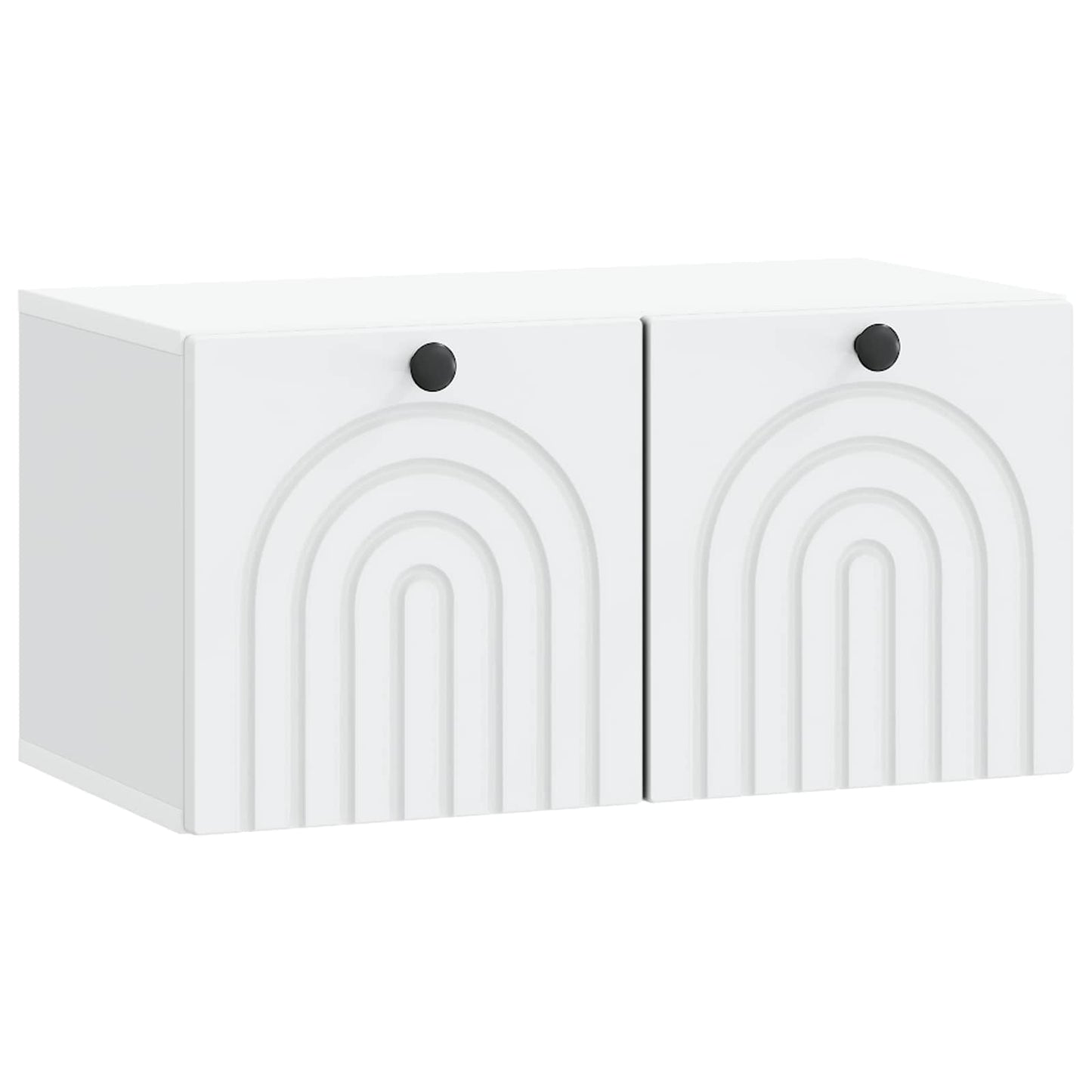 Fali TV szekrény Fehér 59,5 x 31 x 30 cm Szerelt Fa