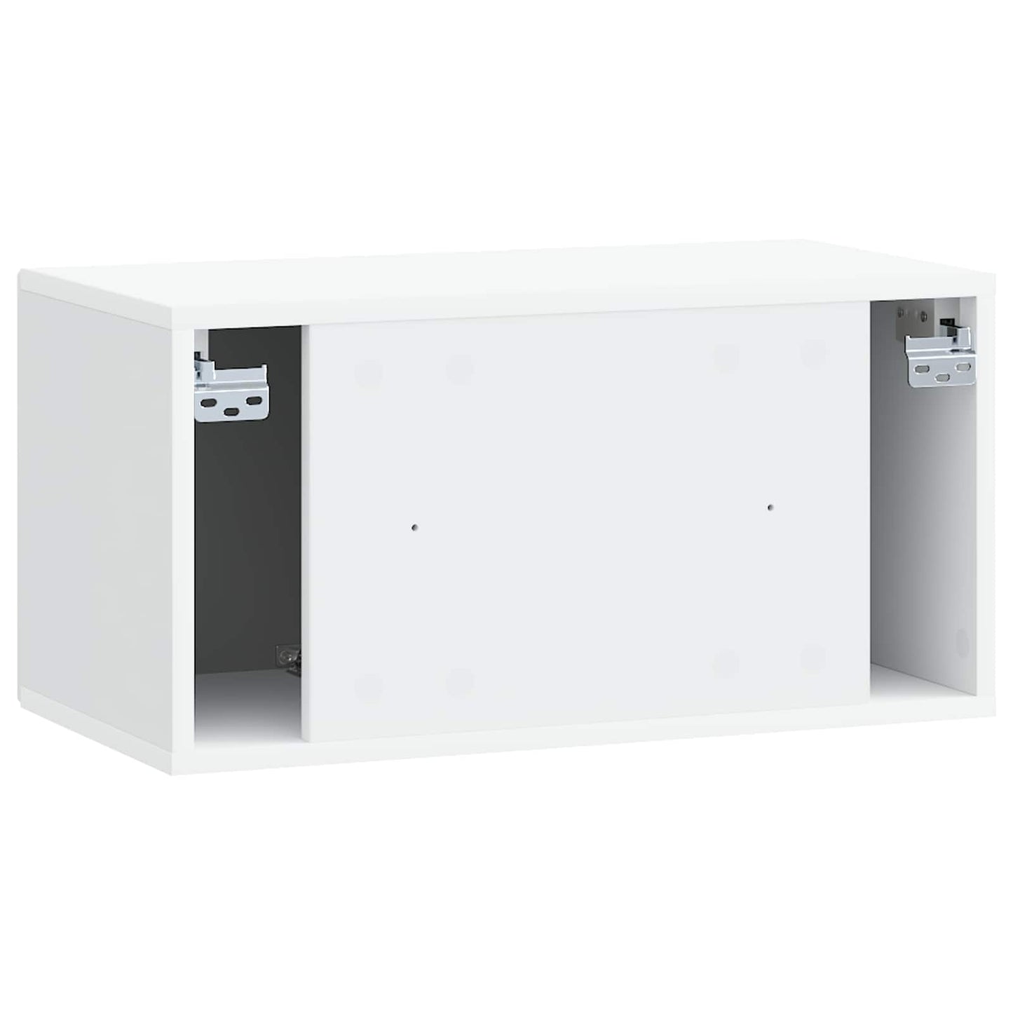 Fali TV szekrény Fehér 59,5 x 31 x 30 cm Szerelt Fa