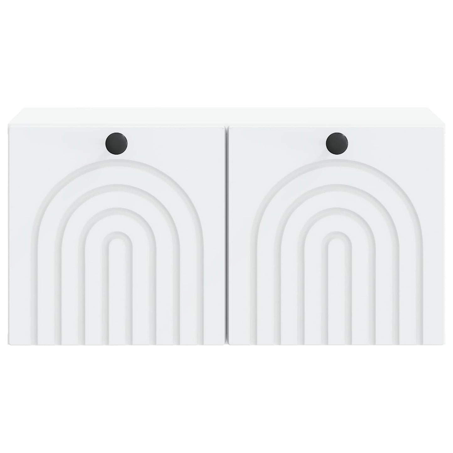 Fali TV szekrény Fehér 59,5 x 31 x 30 cm Szerelt Fa
