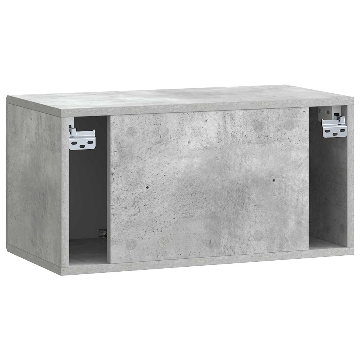 Fali TV szekrény Betonszürke 59,5 x 31 x 30 cm Szerelt Fa