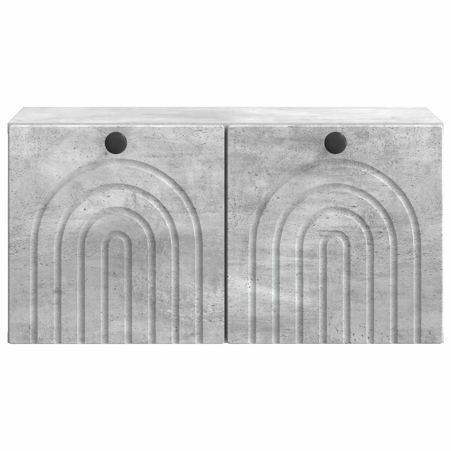 Fali TV szekrény Betonszürke 59,5 x 31 x 30 cm Szerelt Fa