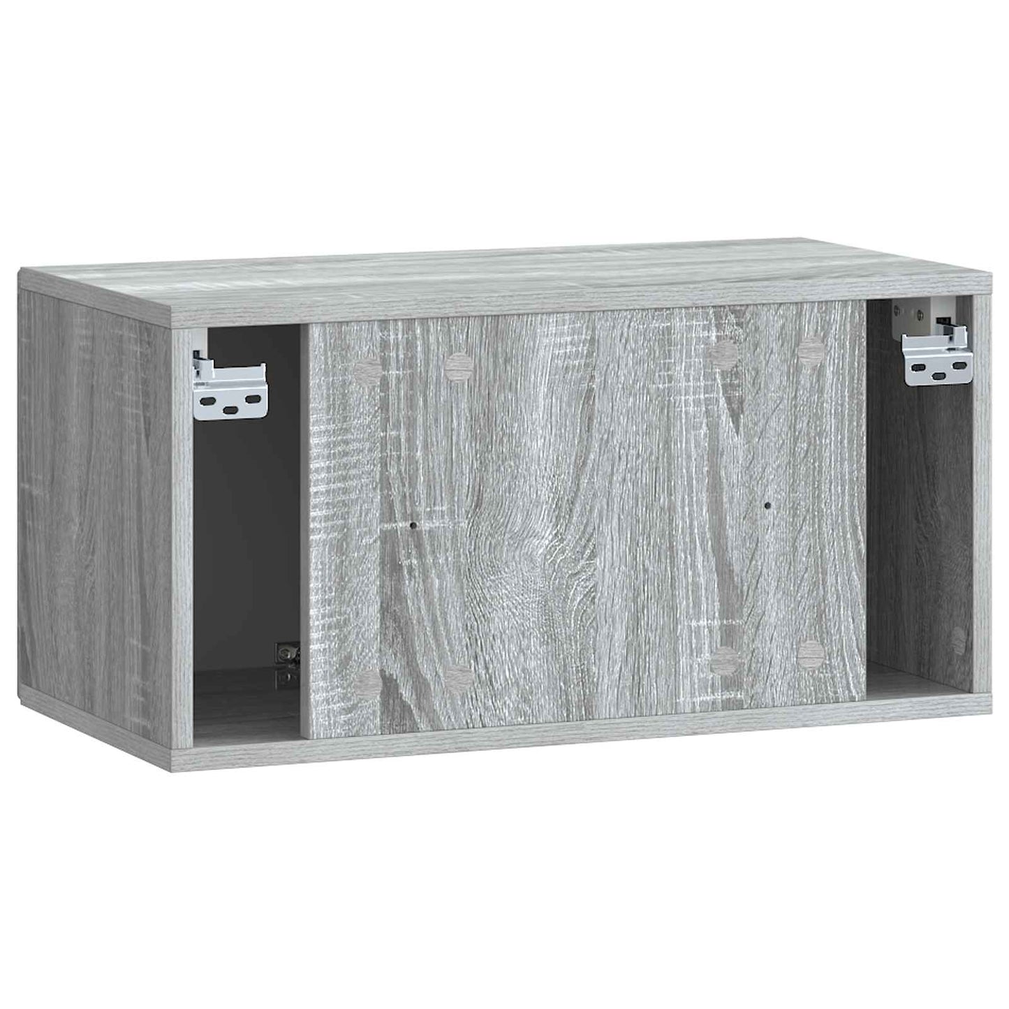 Fali TV szekrény Szürke Sonoma 59,5 x 31 x 30 cm Szerelt Fa