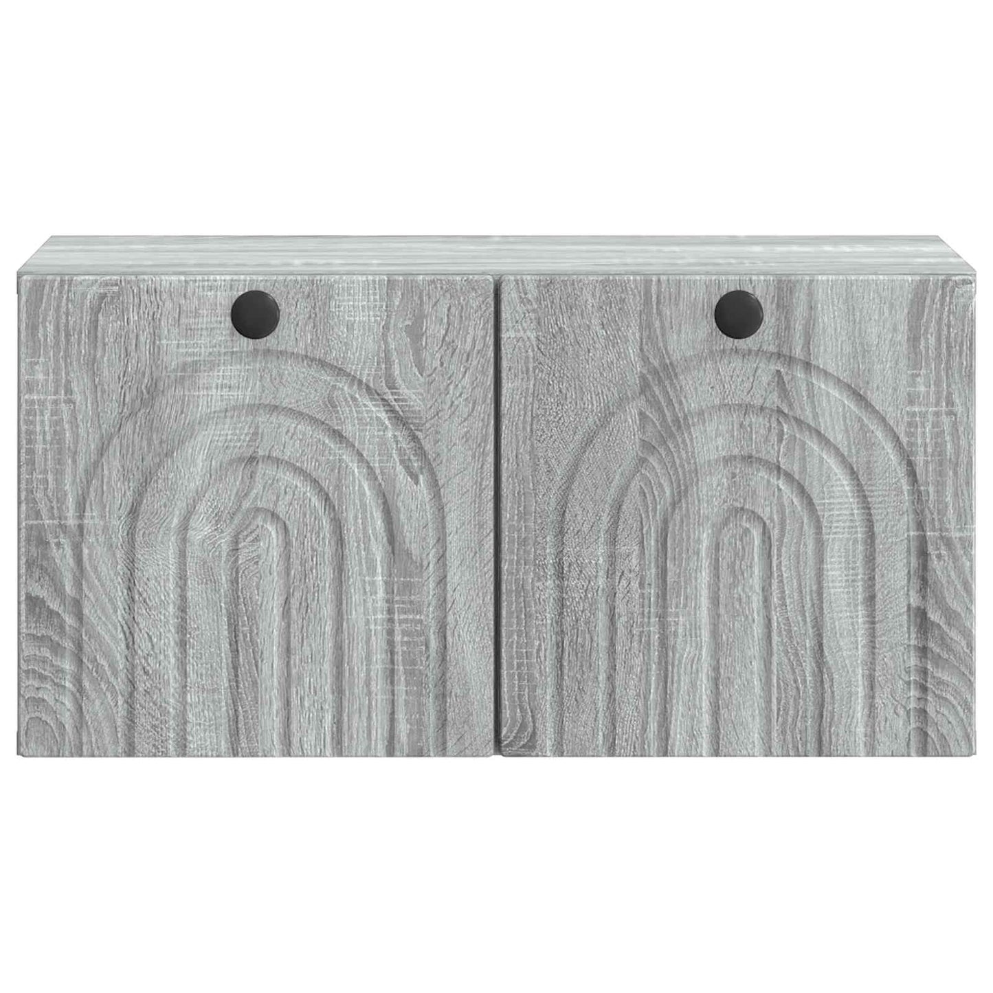 Fali TV szekrény Szürke Sonoma 59,5 x 31 x 30 cm Szerelt Fa