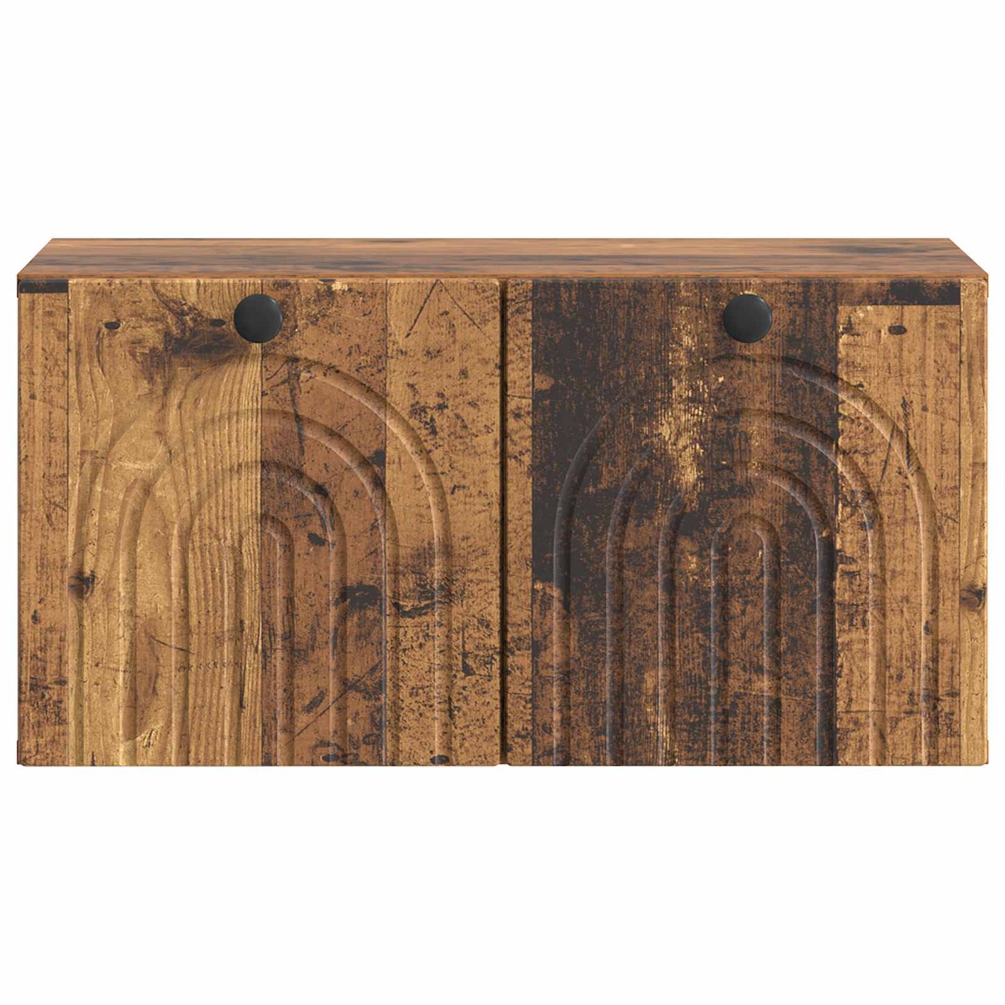 Fali TV szekrény Antik Fa 59,5 x 31 x 30 cm Szerelt Fa