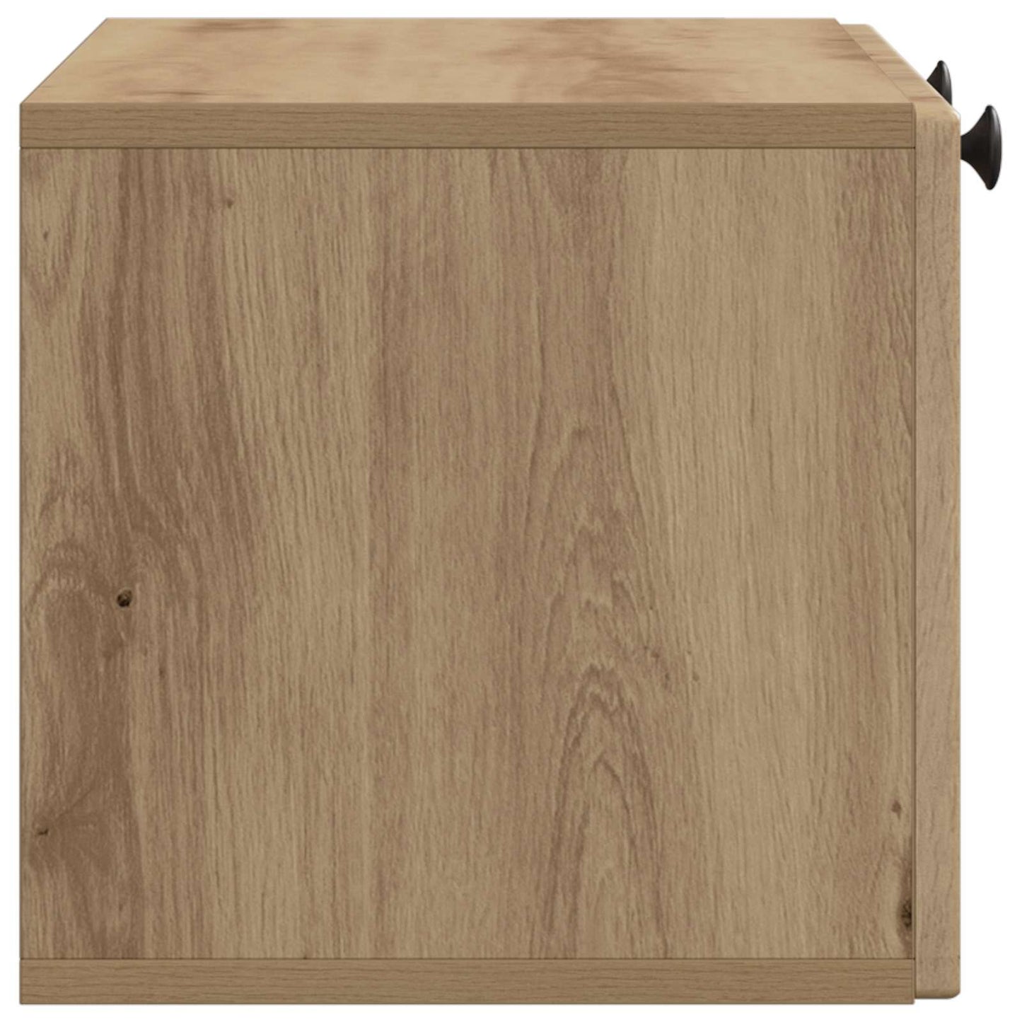 Fali TV szekrény 59,5 x 31 x 30 cm Kézműves Tölgy Szerelt Fa