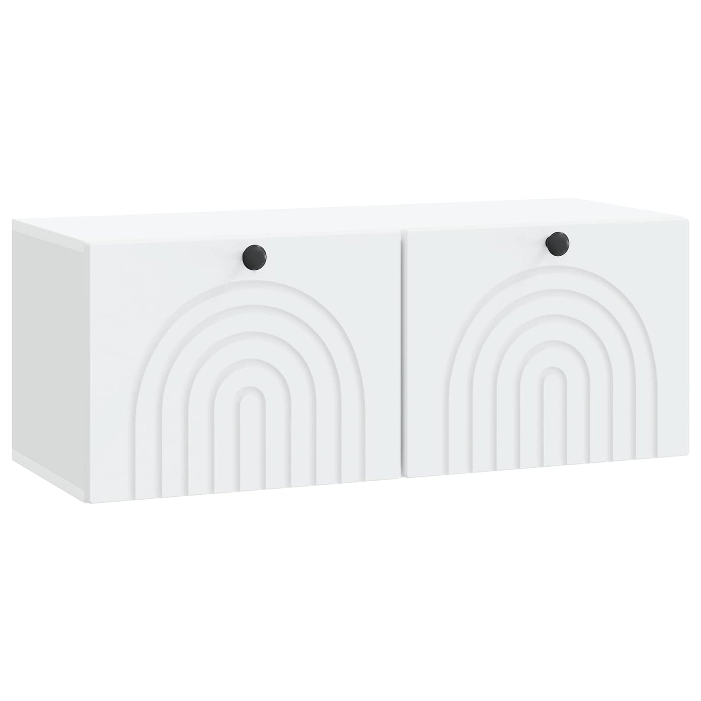 Fali TV szekrény Fehér 78,5 x 31 x 30 cm Szerelt Fa