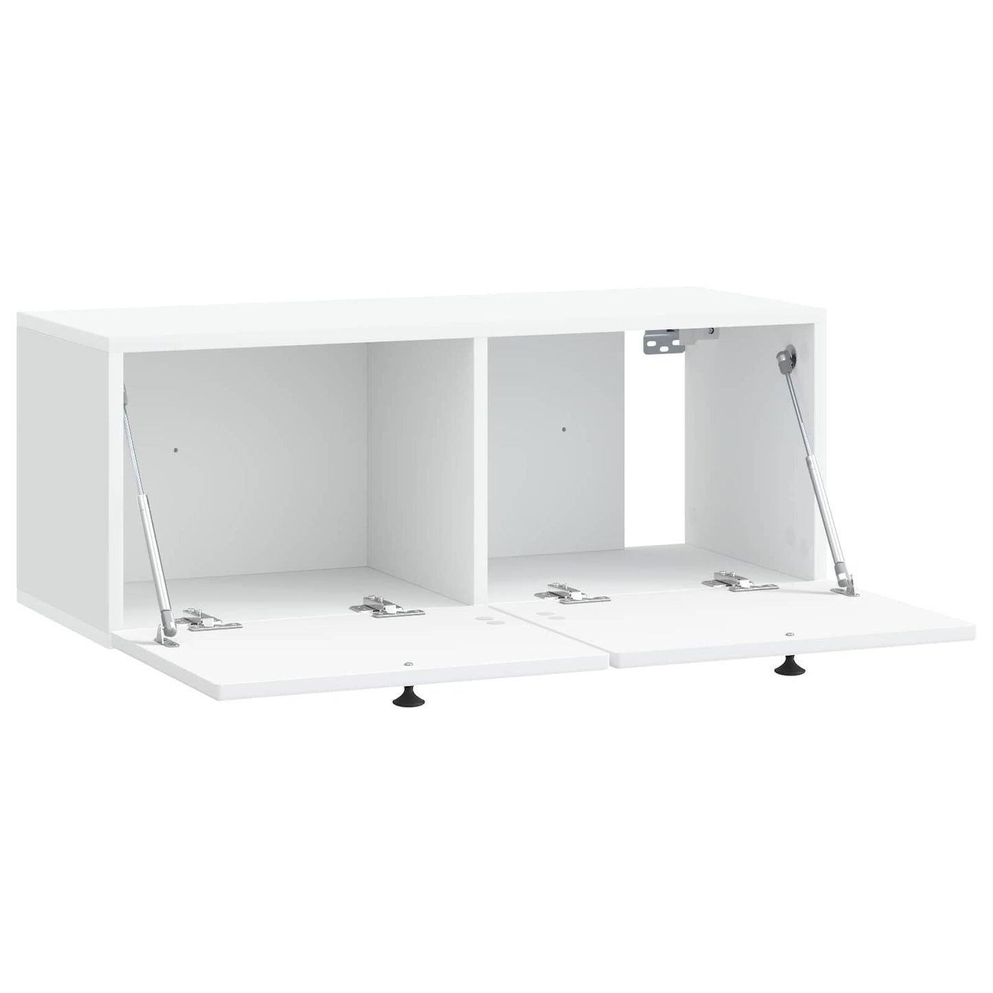 Fali TV szekrény Fehér 78,5 x 31 x 30 cm Szerelt Fa