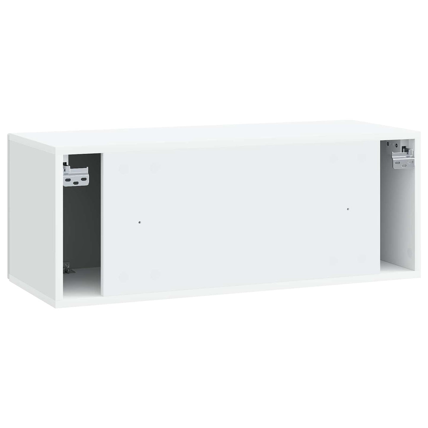 Fali TV szekrény Fehér 78,5 x 31 x 30 cm Szerelt Fa