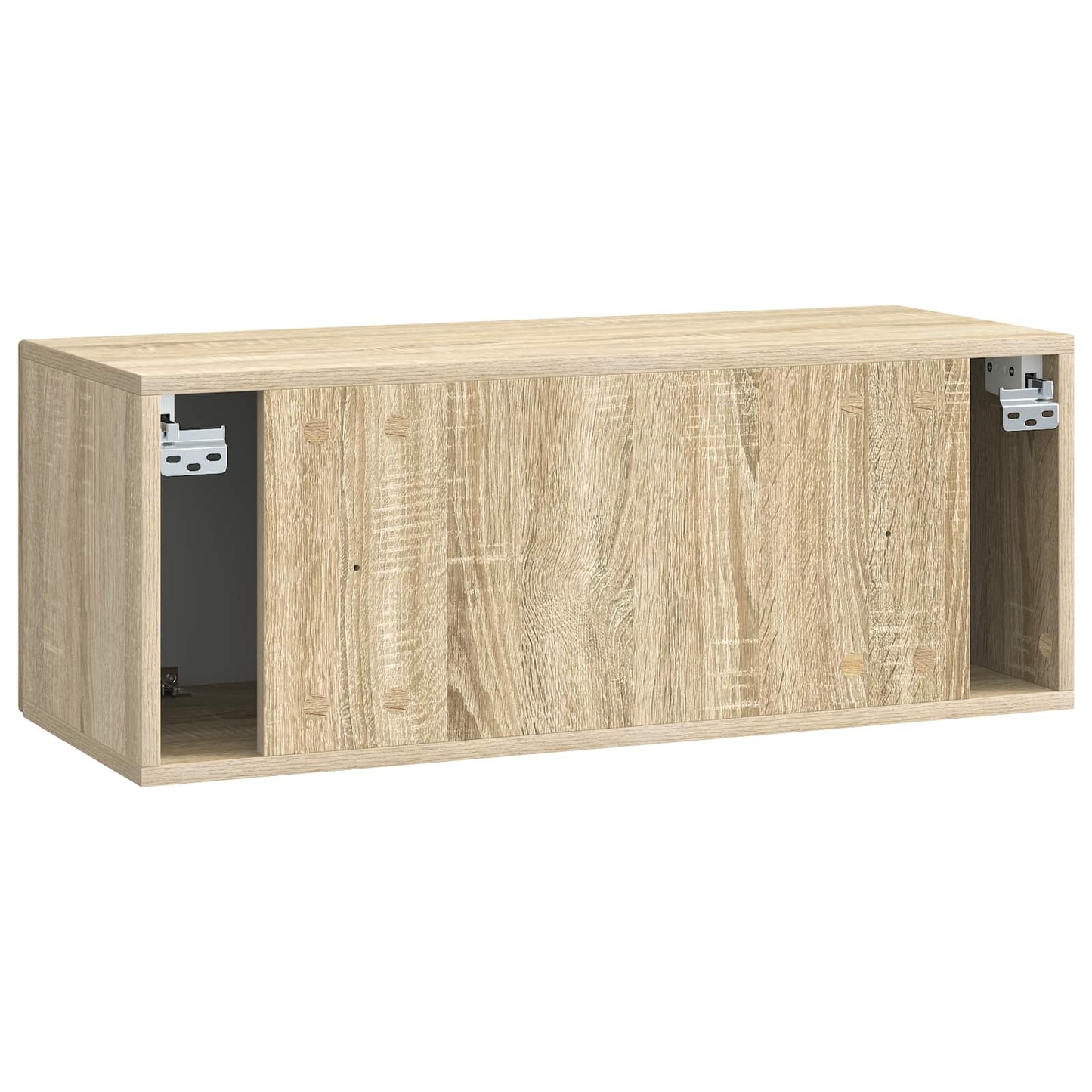 Fali TV szekrény Sonoma Tölgy 78,5 x 31 x 30 cm Szerelt Fa