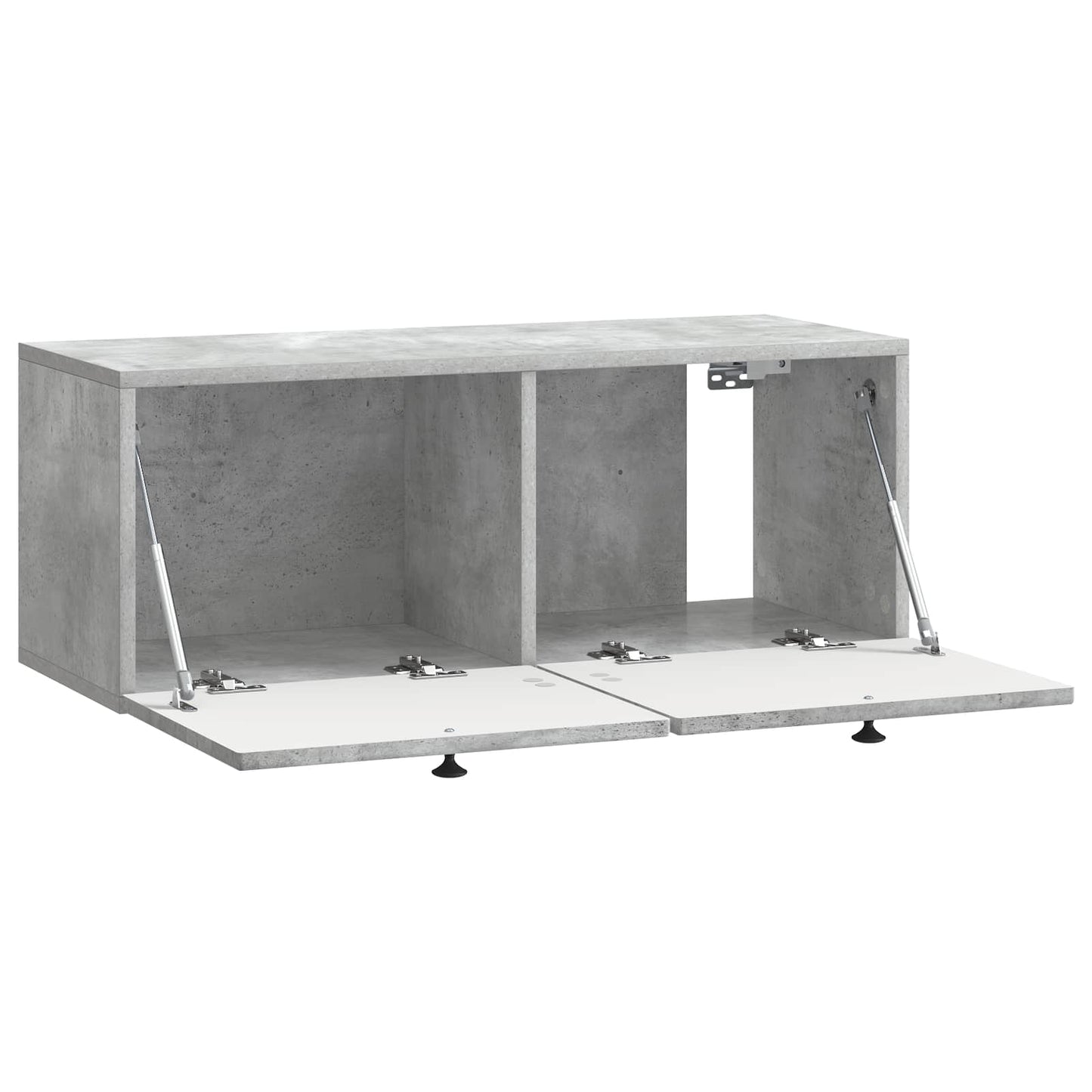 Fali TV szekrény Betonszürke 78,5 x 31 x 30 cm Szerelt Fa