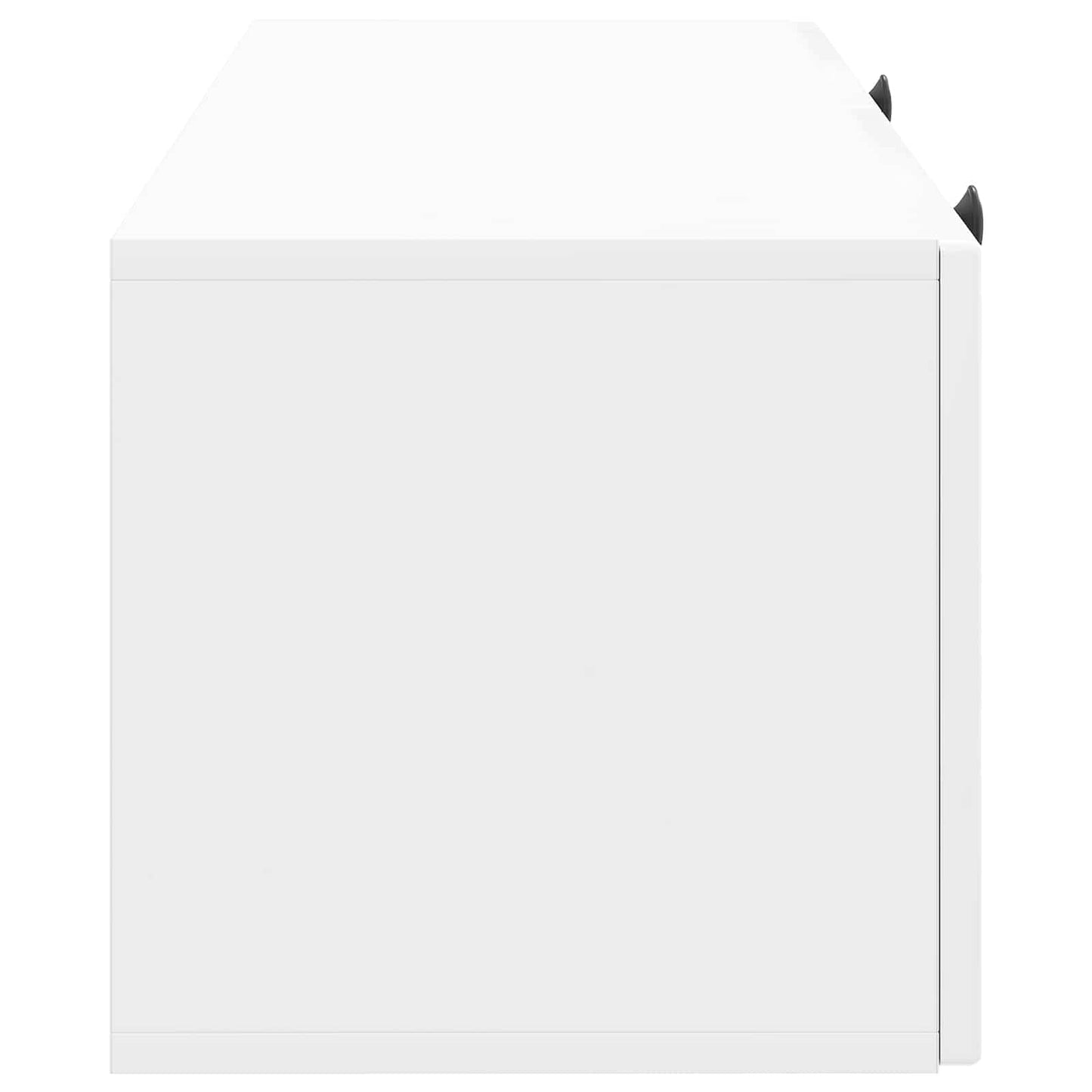 Fali TV szekrény Magasfényű Fehér 78,5 x 31 x 30 cm Szerelt Fa