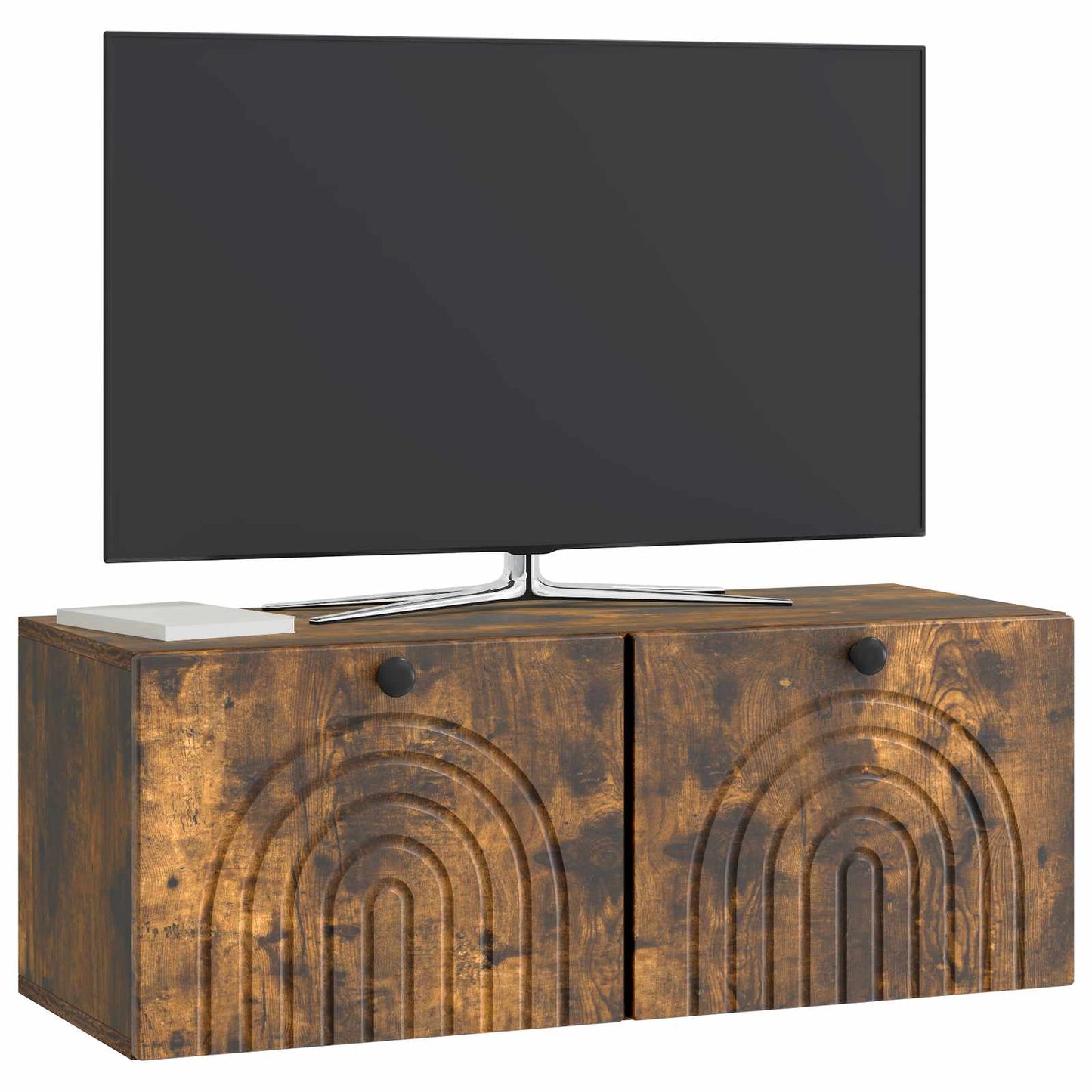 Fali TV szekrény Füstös Tölgy 78,5 x 31 x 30 cm Szerelt Fa