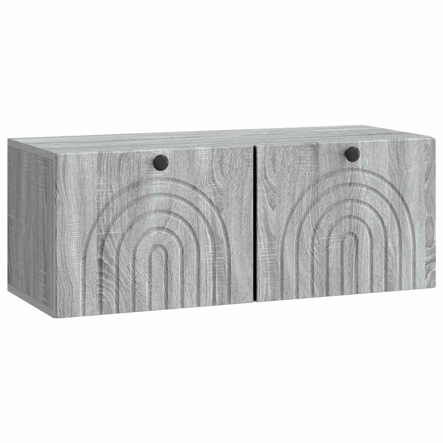 Fali TV szekrény Szürke Sonoma 78,5 x 31 x 30 cm Szerelt Fa