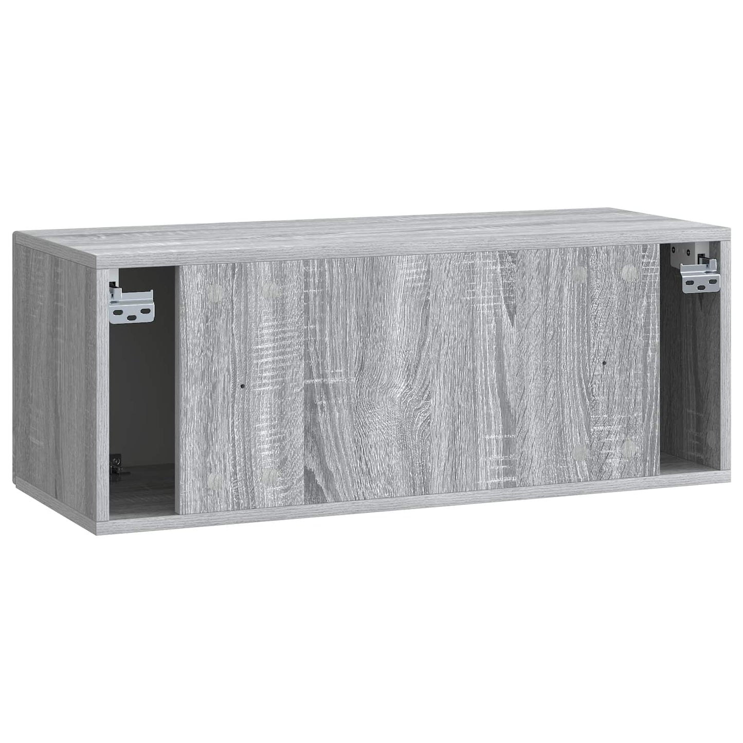 Fali TV szekrény Szürke Sonoma 78,5 x 31 x 30 cm Szerelt Fa