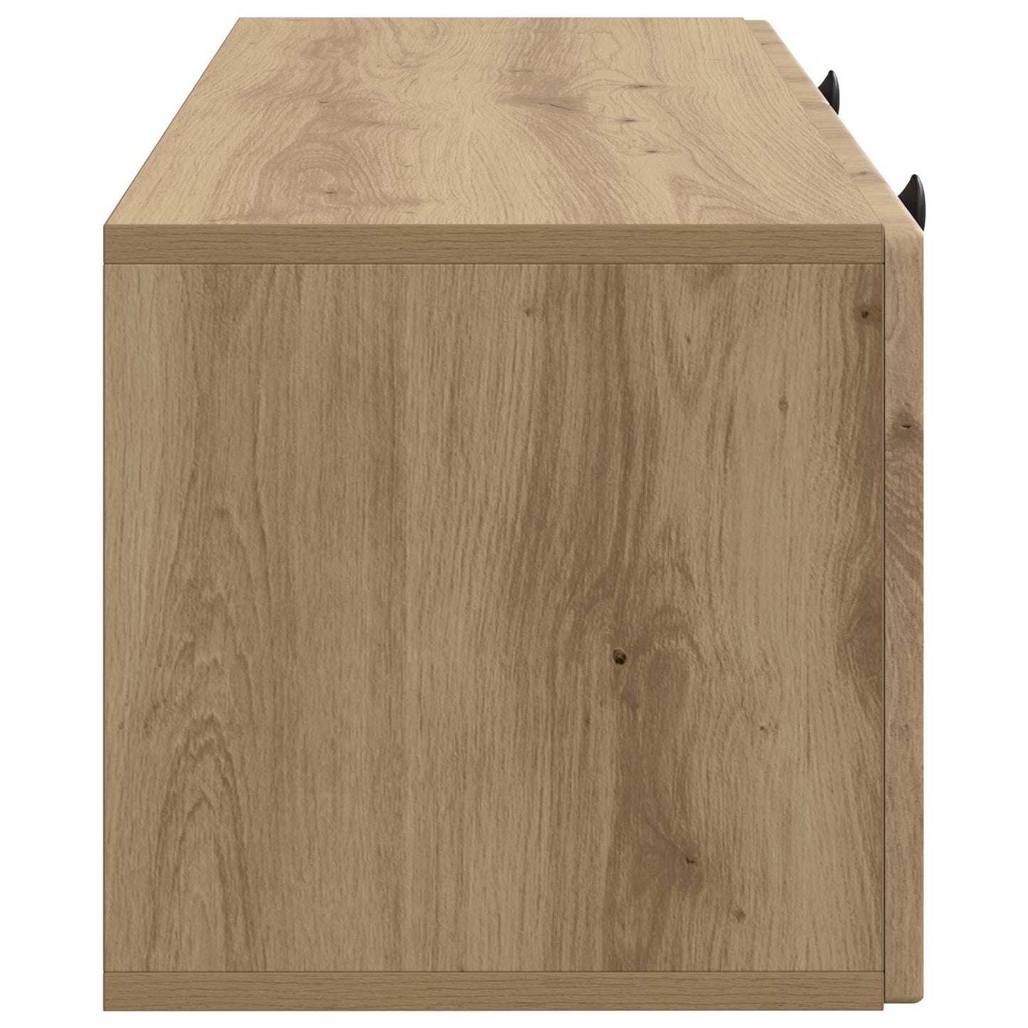 Fali TV szekrény 78,5 x 31 x 30 cm Kézműves Tölgy Szerelt Fa