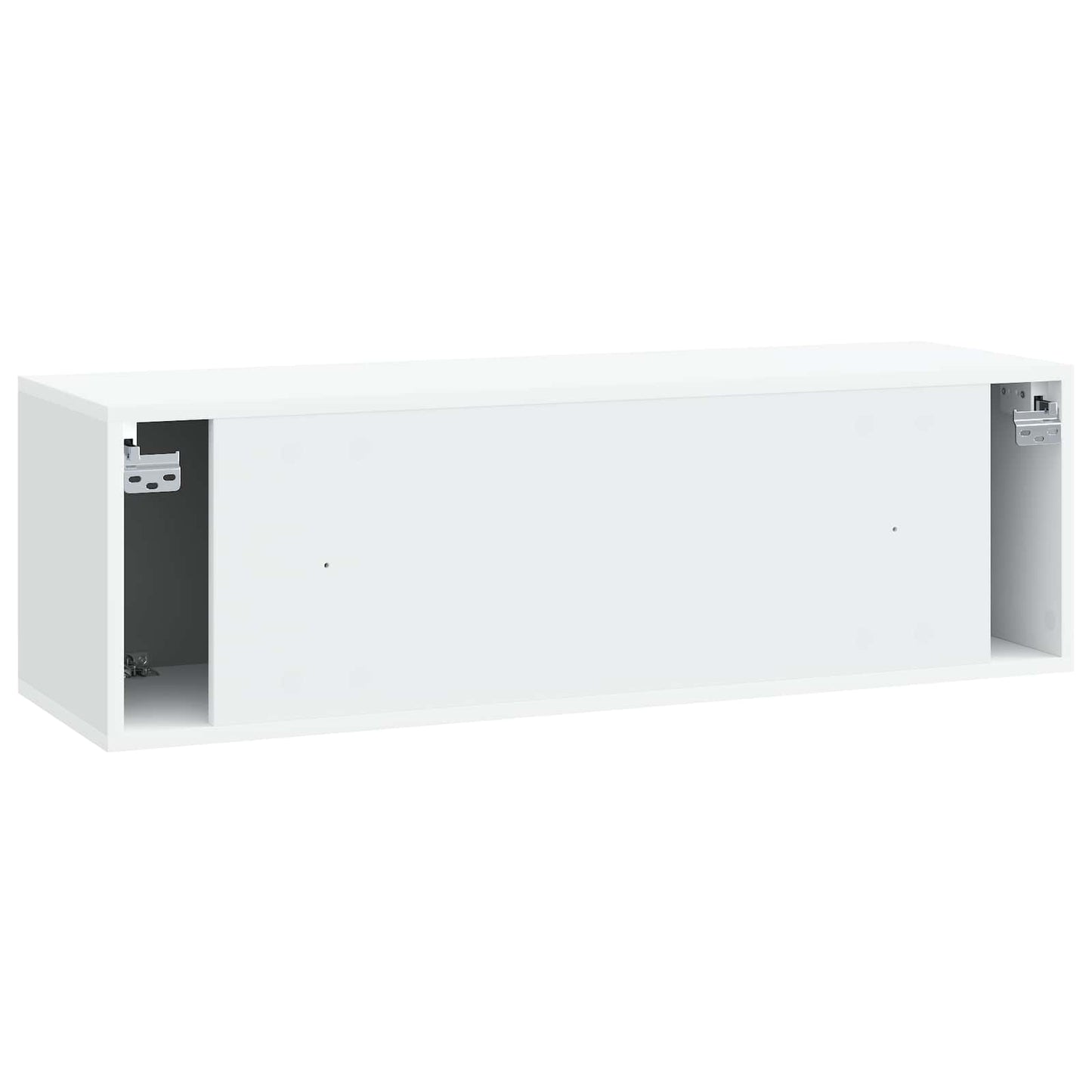 Fali TV szekrény Fehér 98 x 31 x 30 cm Szerelt Fa