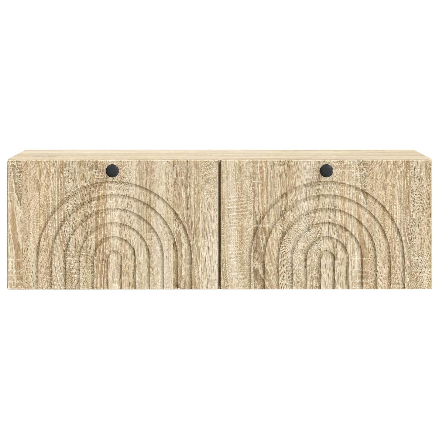 Fali TV szekrény Sonoma Tölgy 98 x 31 x 30 cm Szerelt Fa