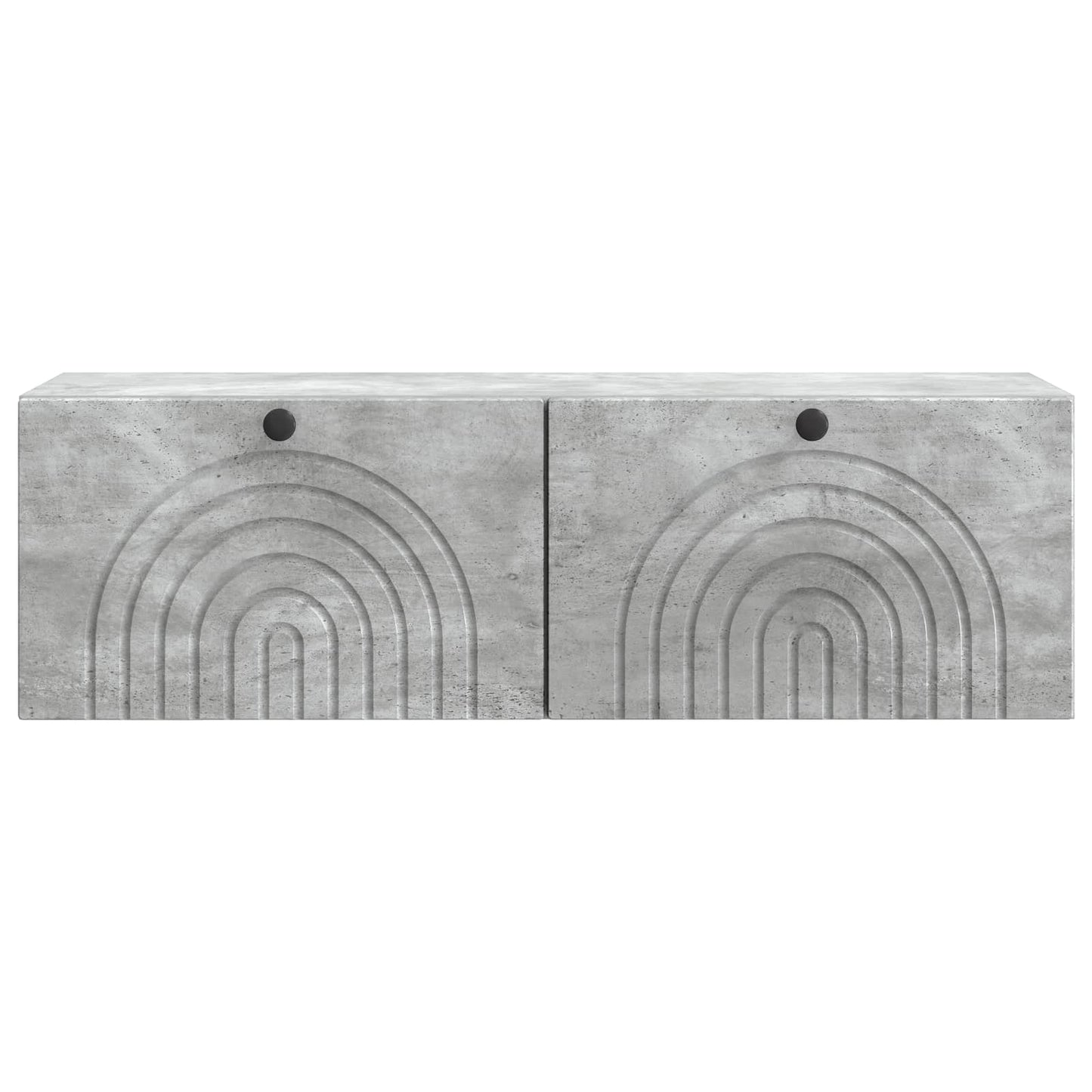 Fali TV szekrény Betonszürke 98 x 31 x 30 cm Szerelt Fa